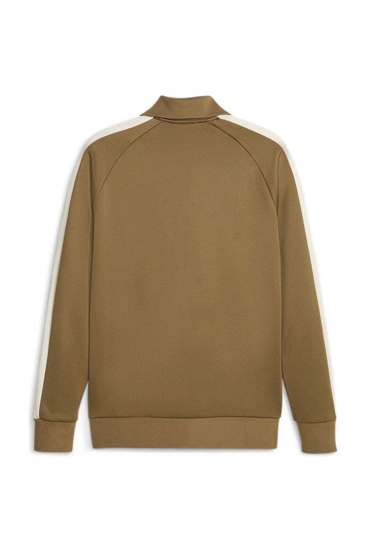 Puma-Ανδρικό μπουφάν Puma T7 Iconic - Καφέ 7