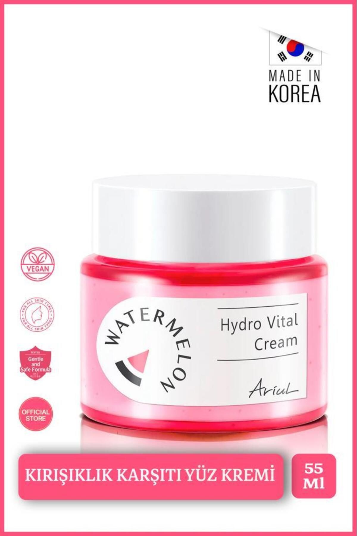 Ariul-Watermelon Hydro Face Cream 55 ml | Anti-Wrinkle | Watermelon Extract, Bi-Fill up 1
