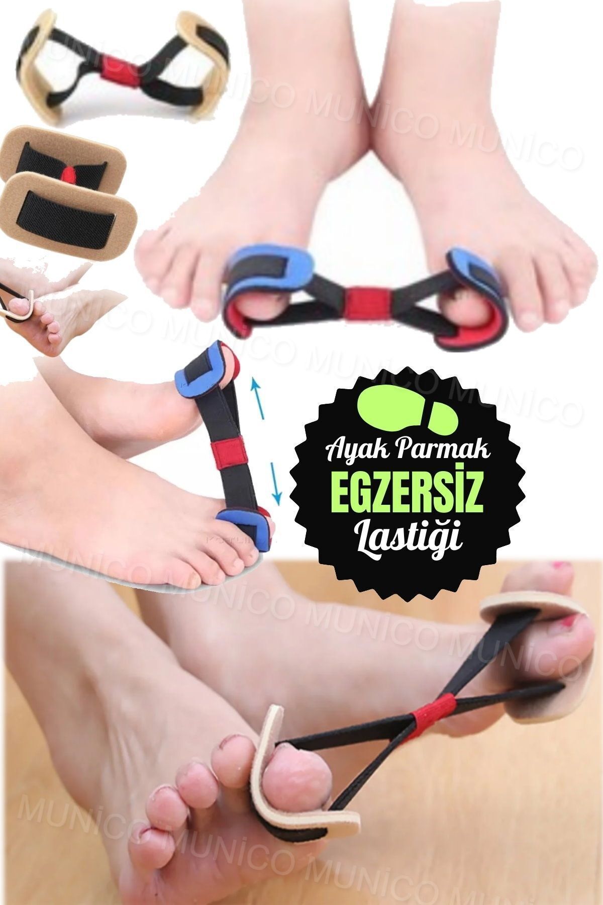AboutThePerfect Sağlam ve konforlu ayak egzersiz lastiği, spor ve fizyoterapi için ideal