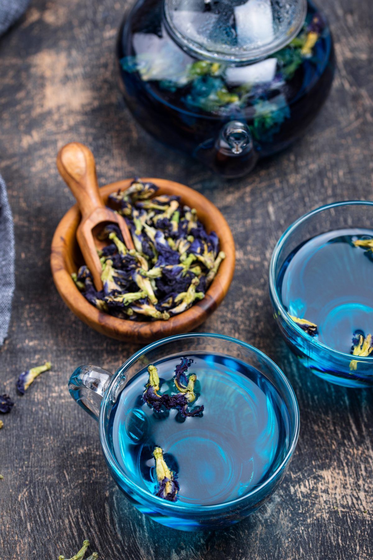 Easy Tedarik Çay Butterfly Pea Flower Tea Mavi Kelebek Sarmaşığı Çayı Deluxe Seri 25 Gr