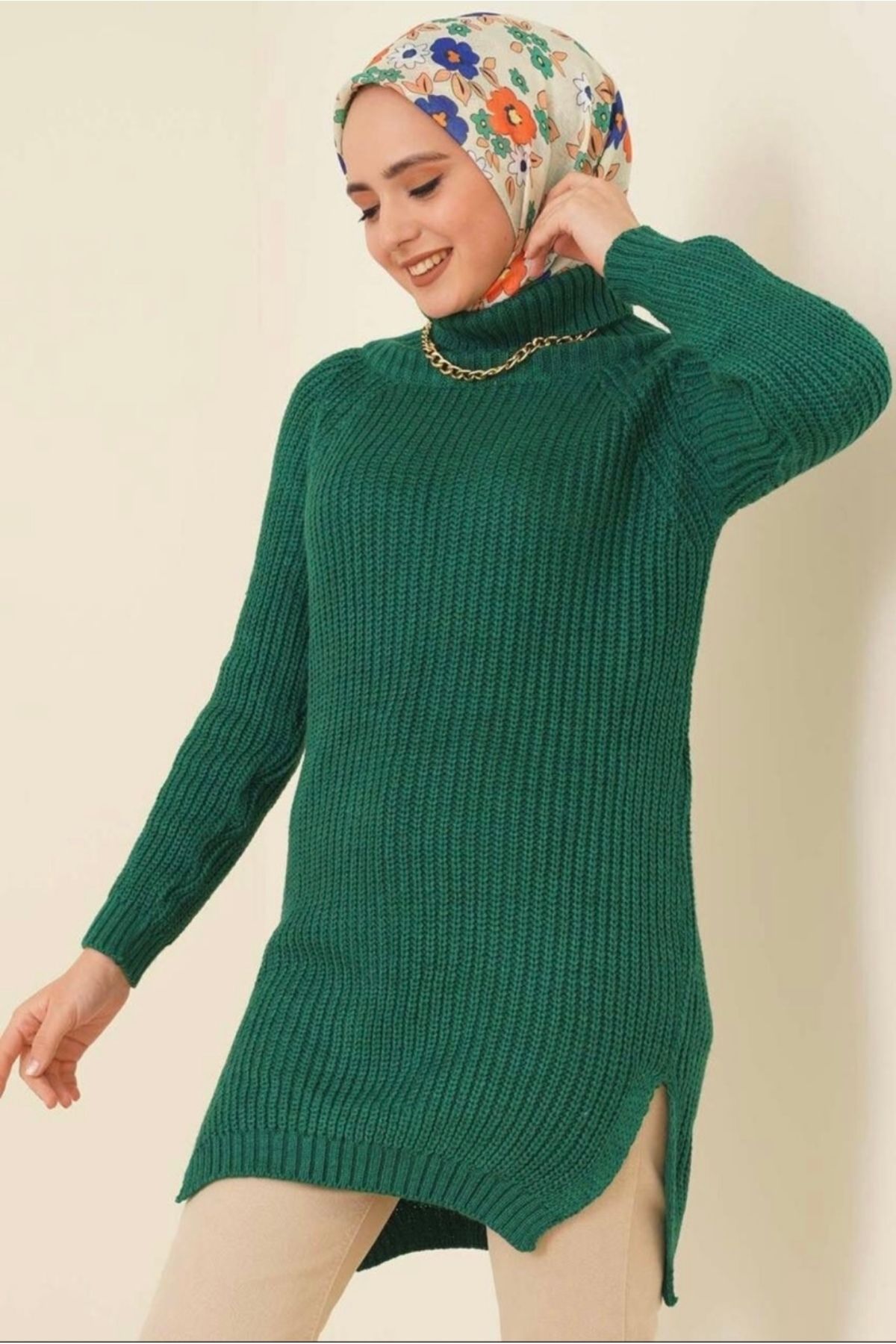 SUROS-Turtleneck Knitted Sweater 1