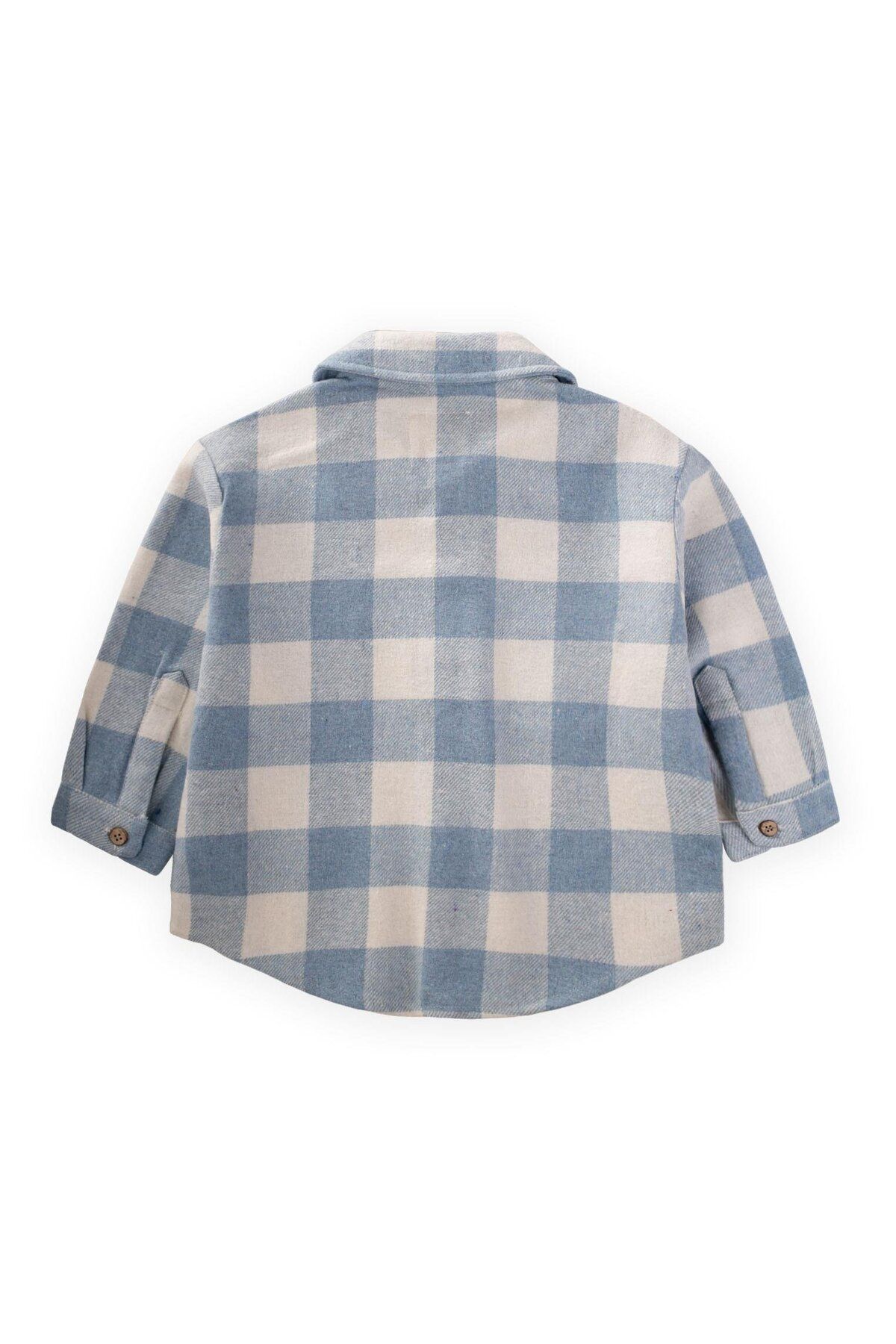 Cigit-1-7 Years Old Blue Lumberjack Shirt 2