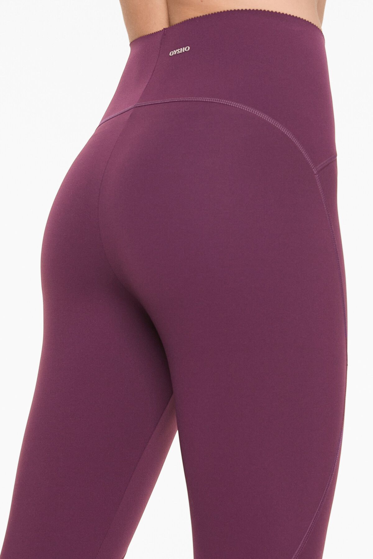 Oysho-Basic compressive ankle-length leggings 4