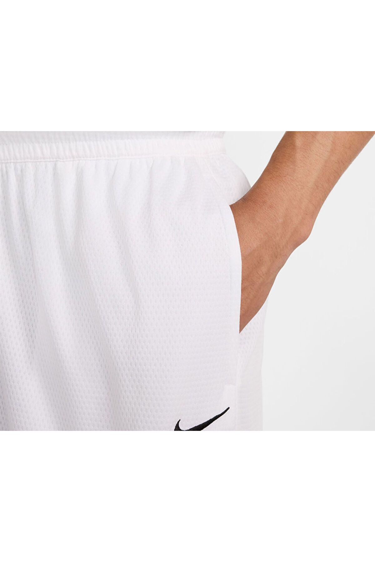 Nike-White Dri-Fit Icon Men's Basketball Shorts - Dv9524-102 4