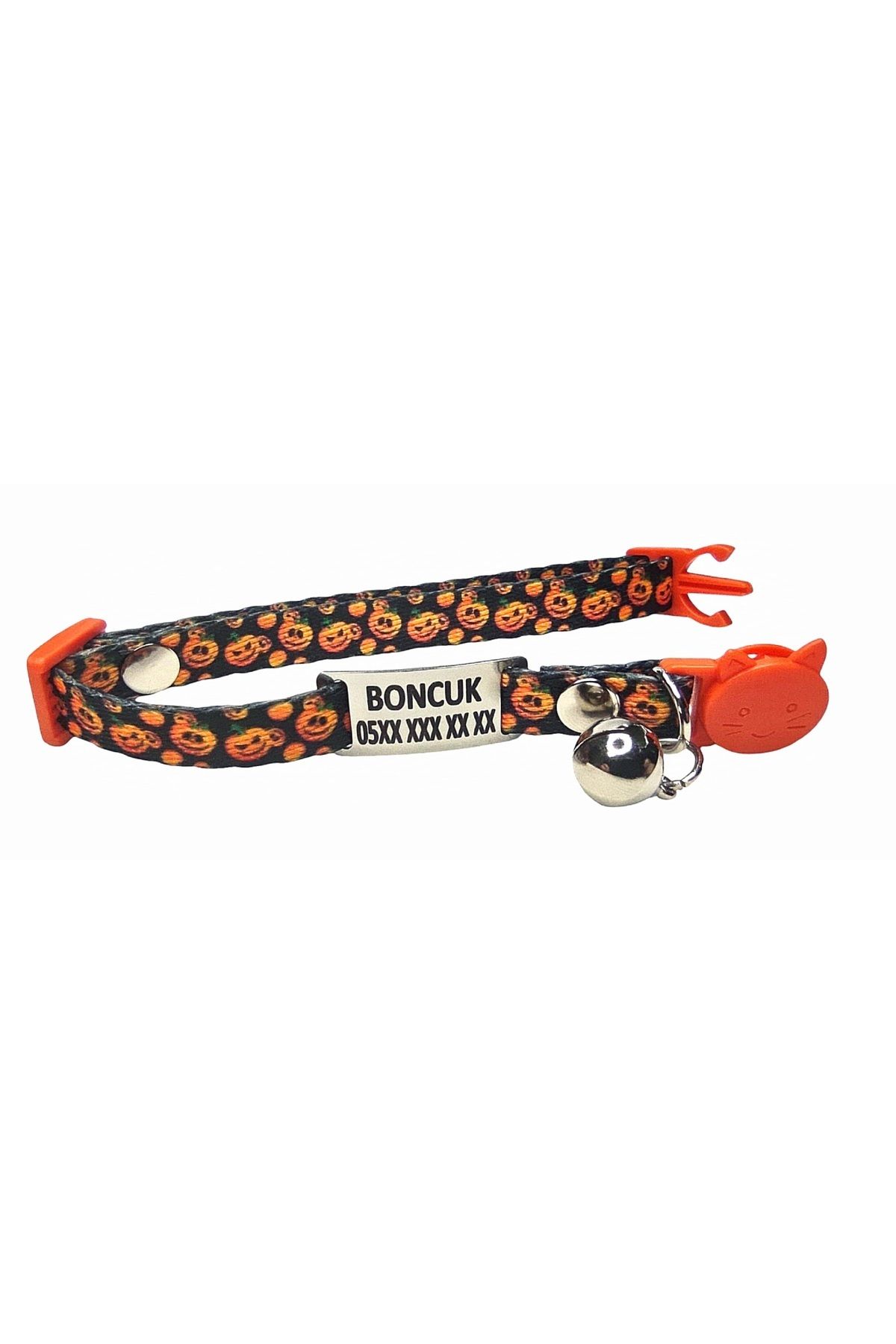 Ayz Aksesuar-Name Cat Collar with Safety Lock, Non-Shaking Name Tag, Cat Tag, Cat Name Tag, Safety Click 3