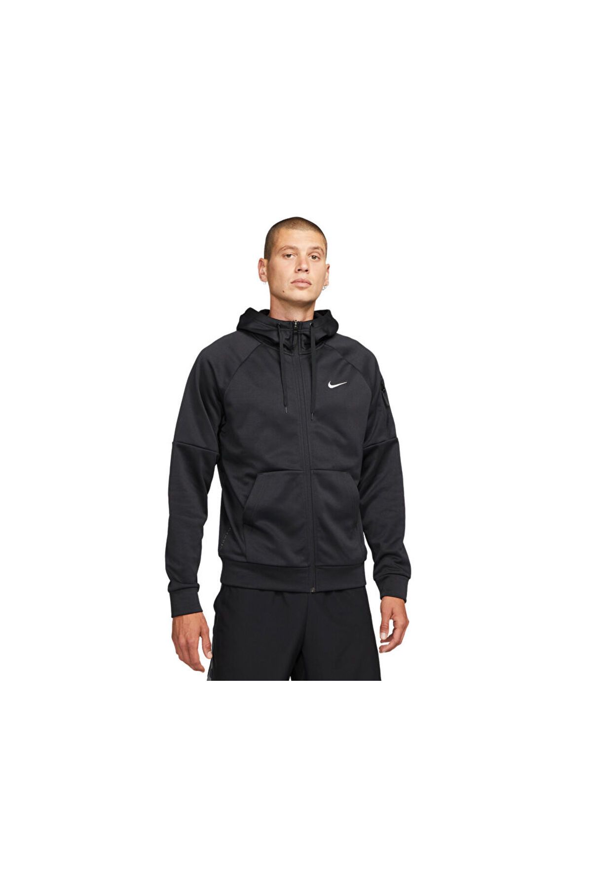 Nike-Dq4830-010 Therma Black Men's Jacket 1