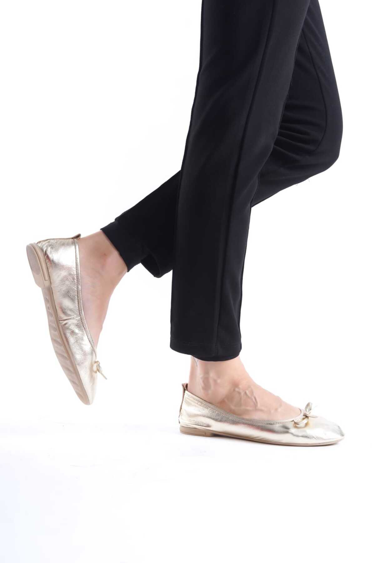 ERNİLA SHOES HAKİKİ DERİ KADIN BABET görsel 5