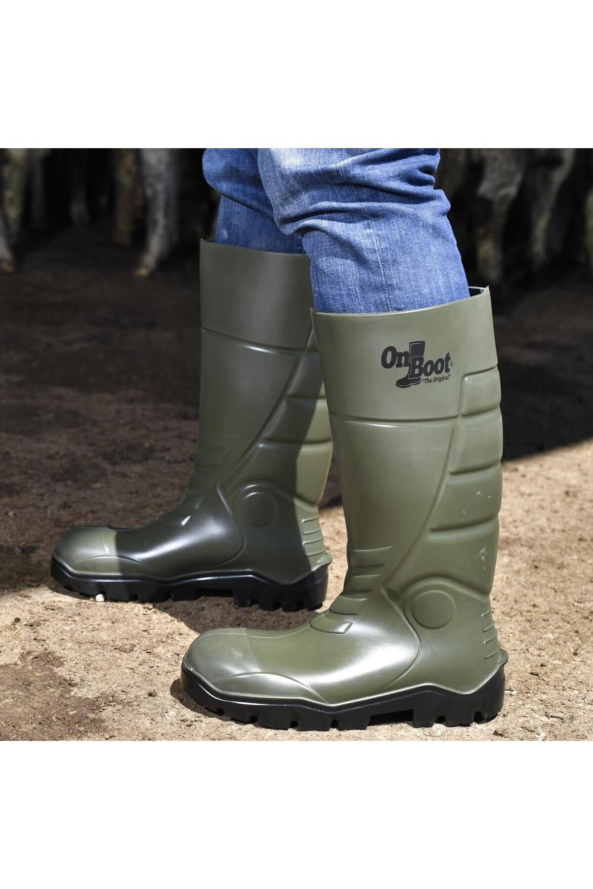 ON BOOT-Onboot Long Cold Warm Proof Work Hunting and Rain Boots - with Non-Slip Soles 1001 6