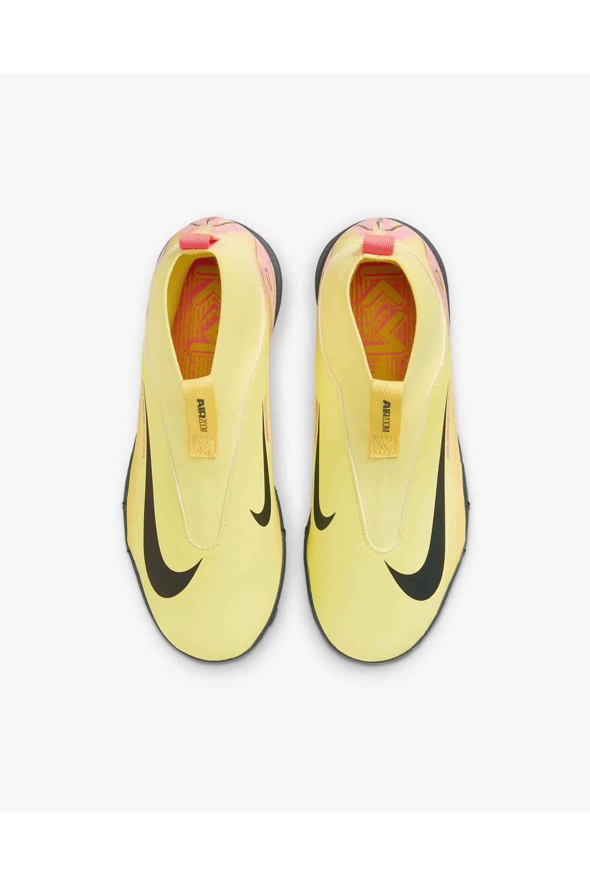 Nike-Hf3420-800 Mercurial Jr Zoom Superfly 10 Acad Km Tf Yellow - Children's Astroturf Field Shoes 4