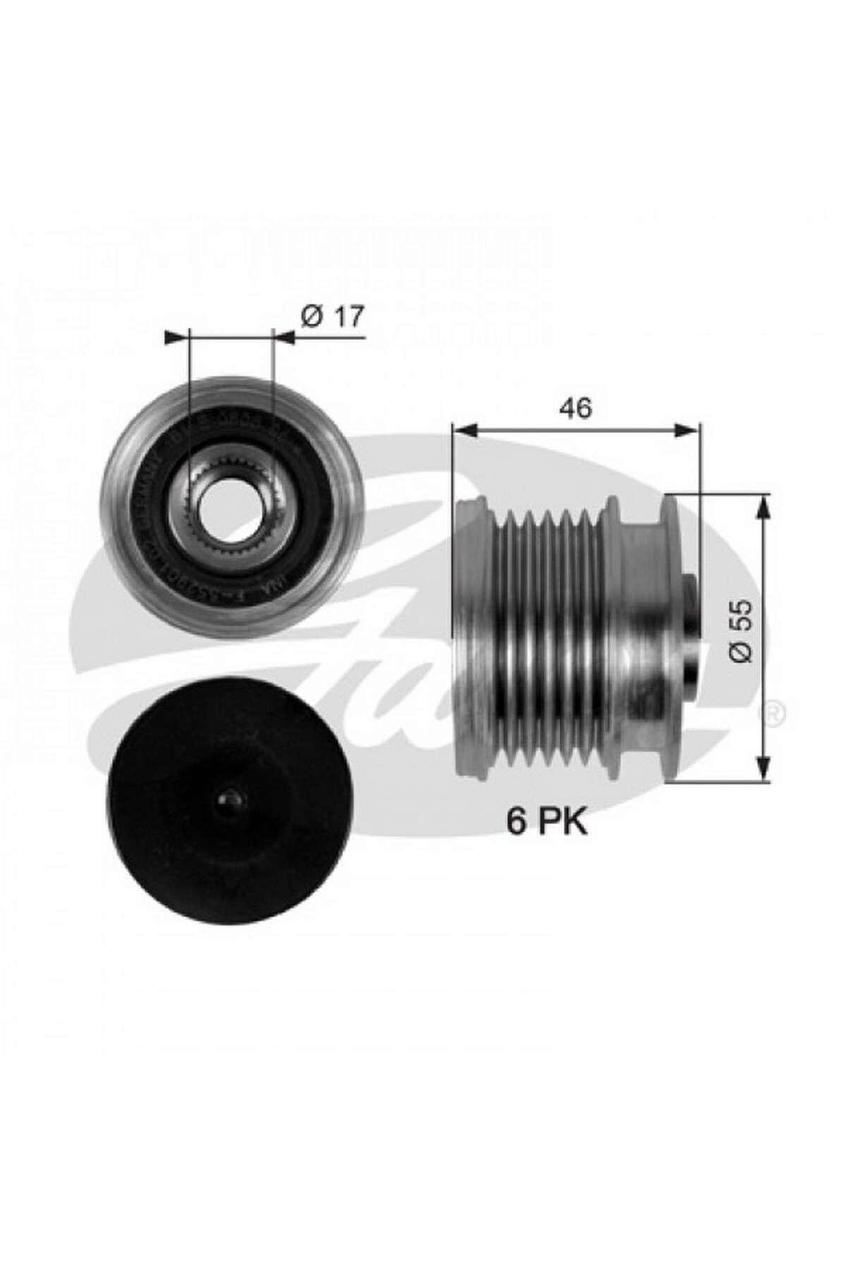 GATES ALTERNATOR KASNAGI MERCEDES W204 W205 C218 W212 W222 X204 W166 C292 W639 W447 B906 612138