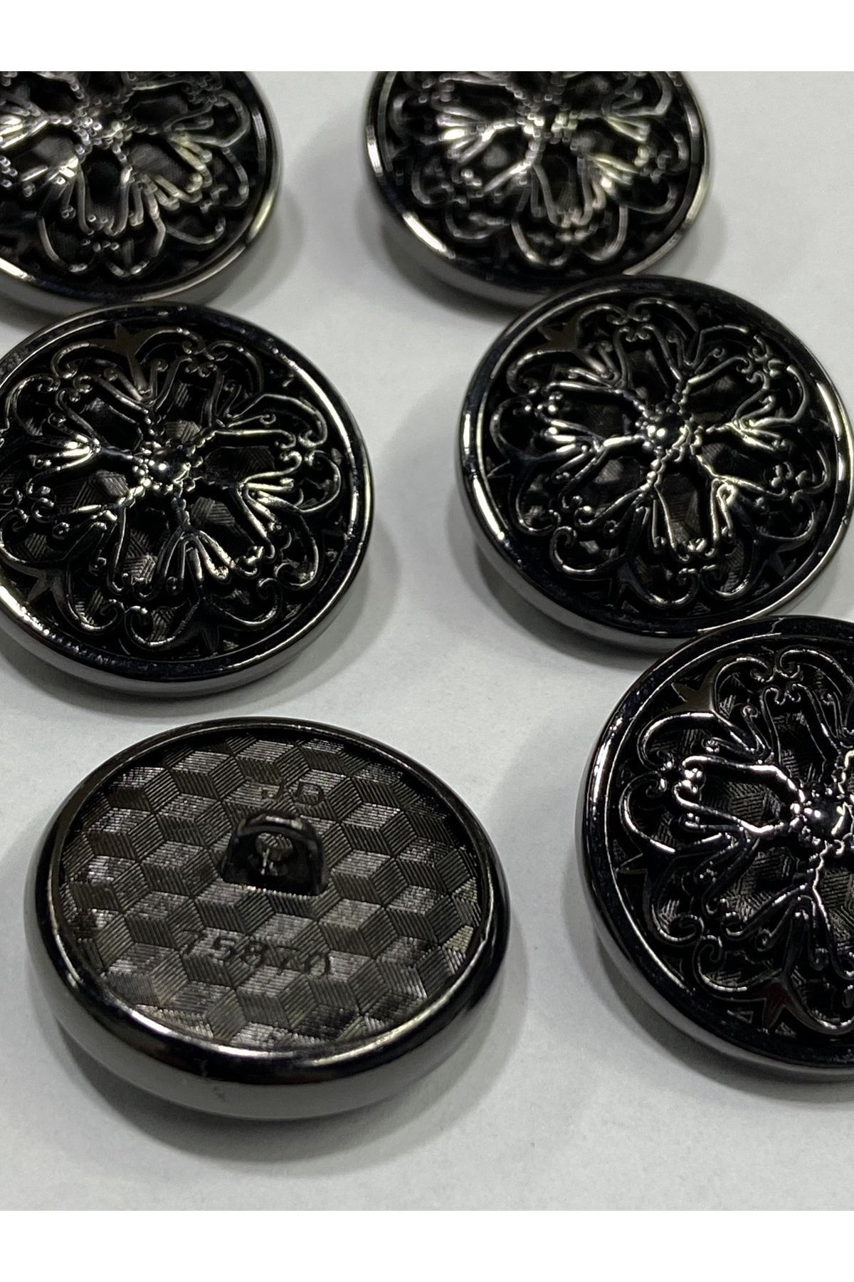 karantuhafiye-Coat Topcoat button / design button / special coated button / Black set of 6 7