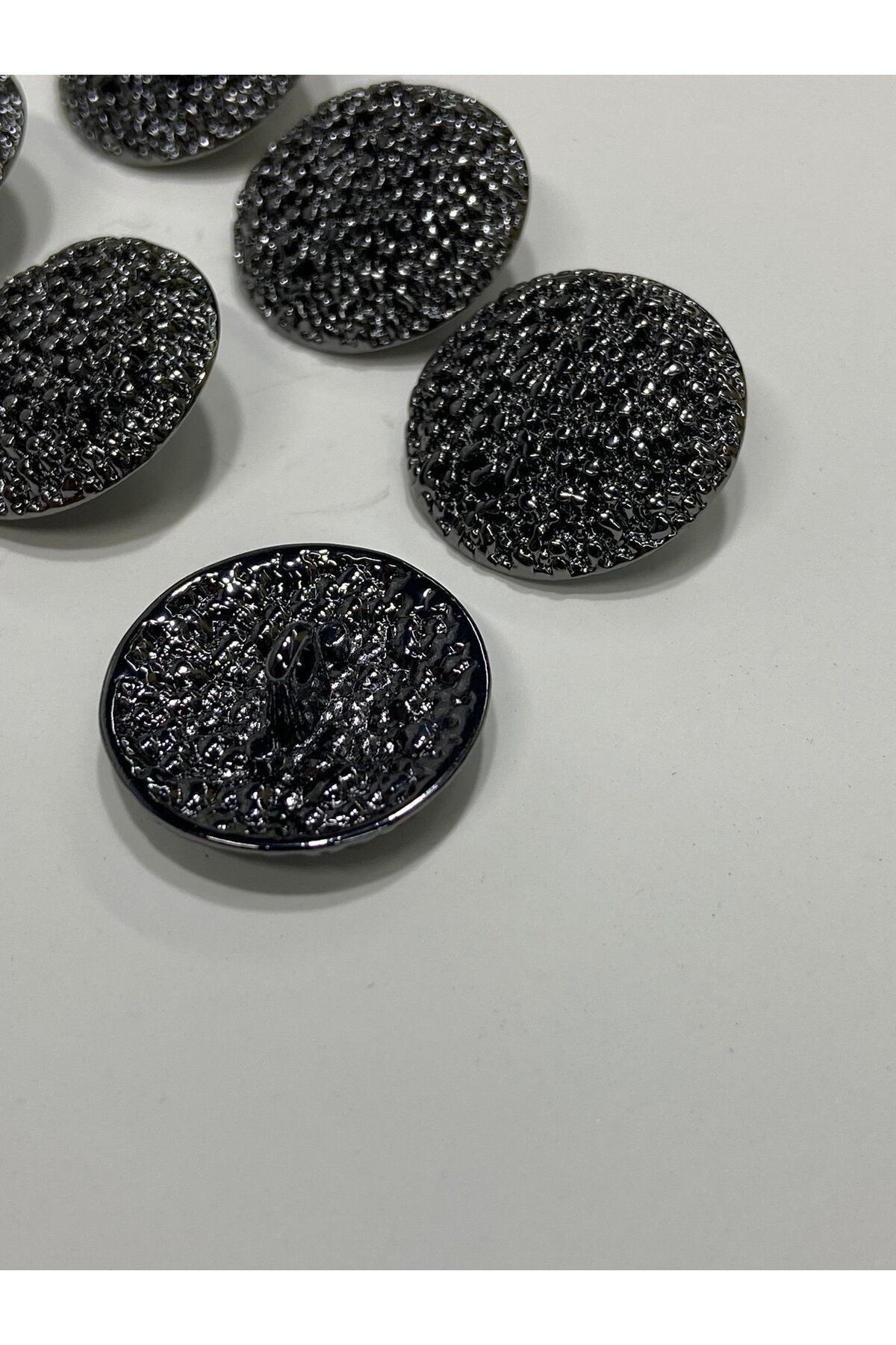 karantuhafiye-Jacket Cape button / design button / special coated button / Anthracite set of 6 2,2 Cm 7
