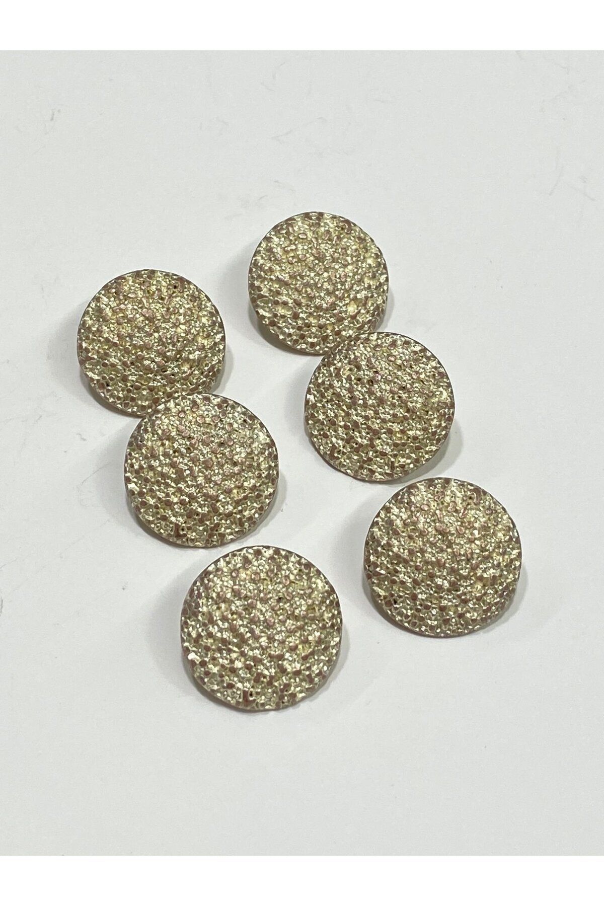 karantuhafiye-Cardigan vest button / design button / special plated button / Open Cappuccino set of 6 / 1.7 Cm 1
