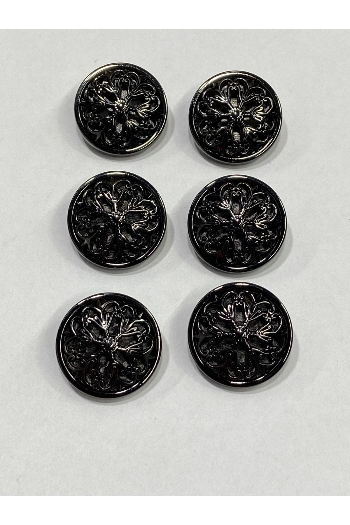 karantuhafiye-Coat Topcoat button / design button / special coated button / Black set of 6 5