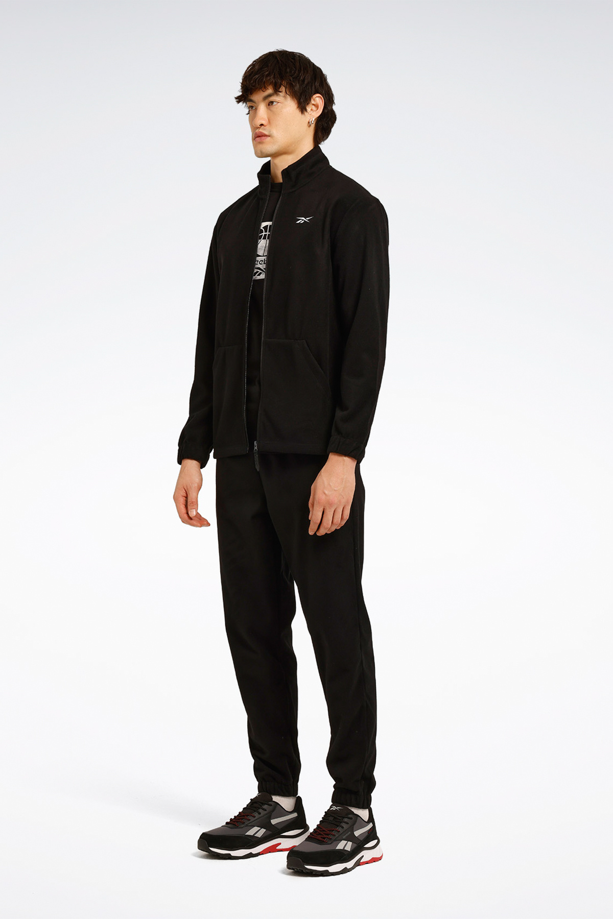 کفش مردانه پشمی مشکی ID -F FLEECE FZ — مشکی ID REEBOK-F FLEECE FZ — تصویر 5 از 8