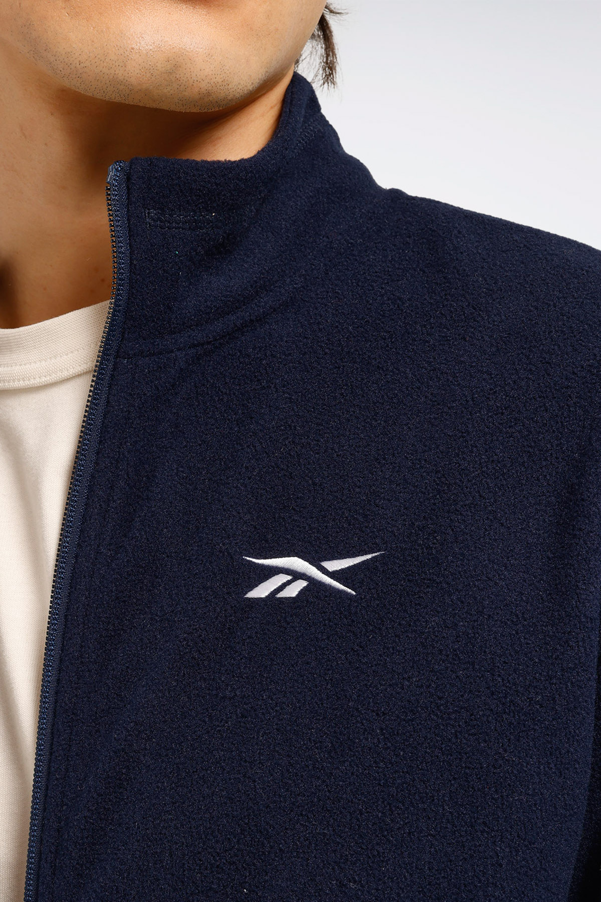 Reebok ID -F FLEECE FZ Lacivert Erkek Polar görsel 3