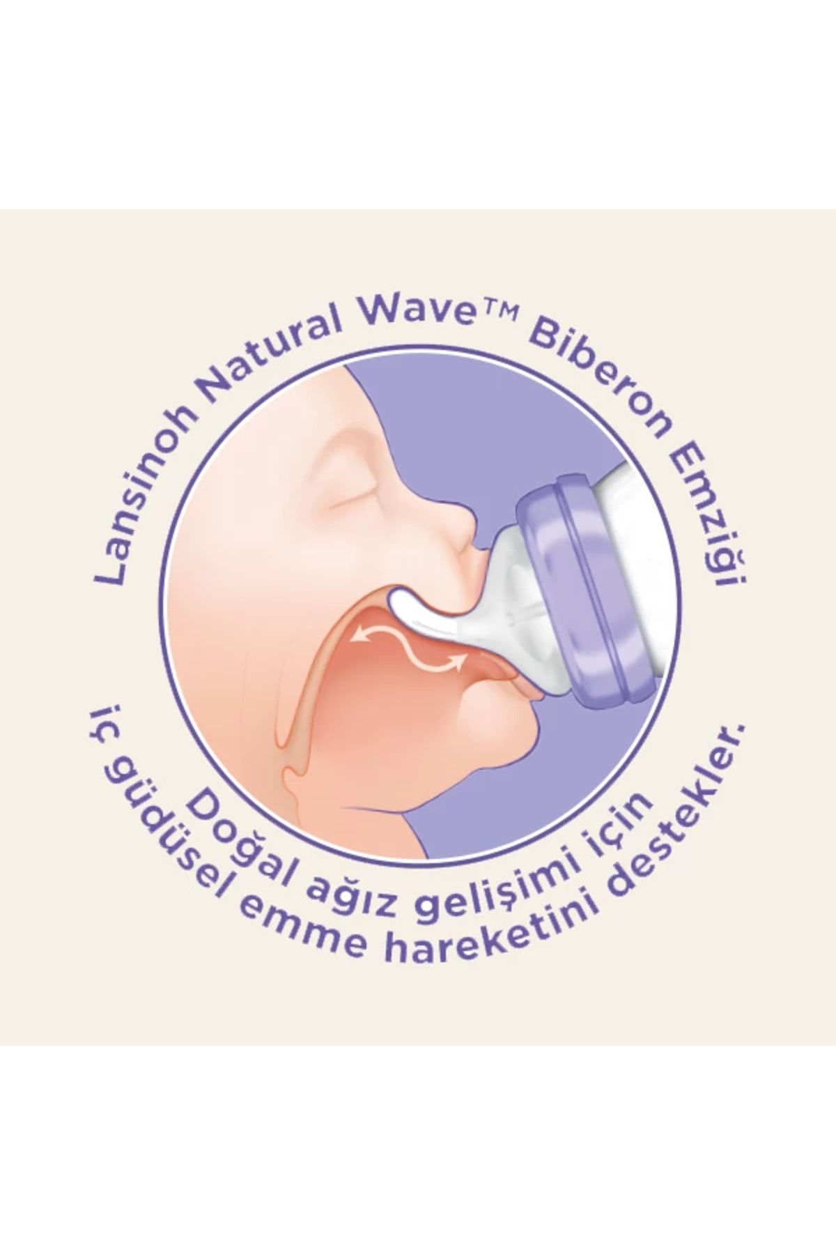 VB QUALITY-160ml Natural Baby Bottle Wawe Pacifier 5