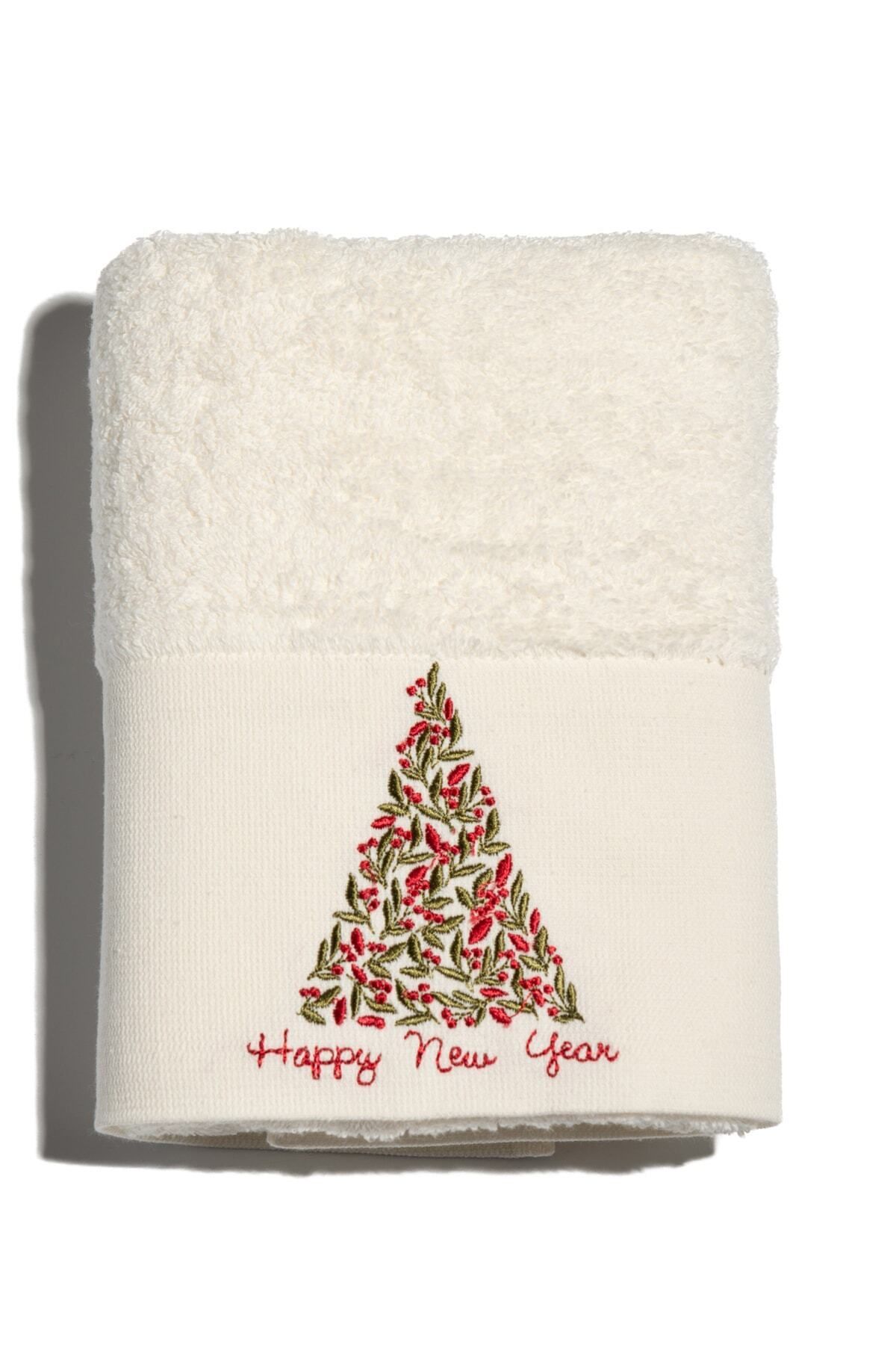 Minteks-New Year's Towel 50x90cm New Tree 2