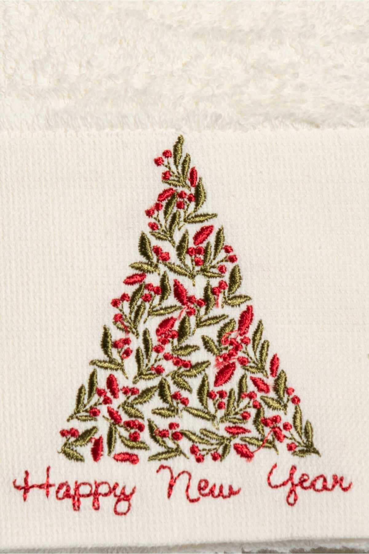 Minteks-New Year's Towel 50x90cm New Tree 3