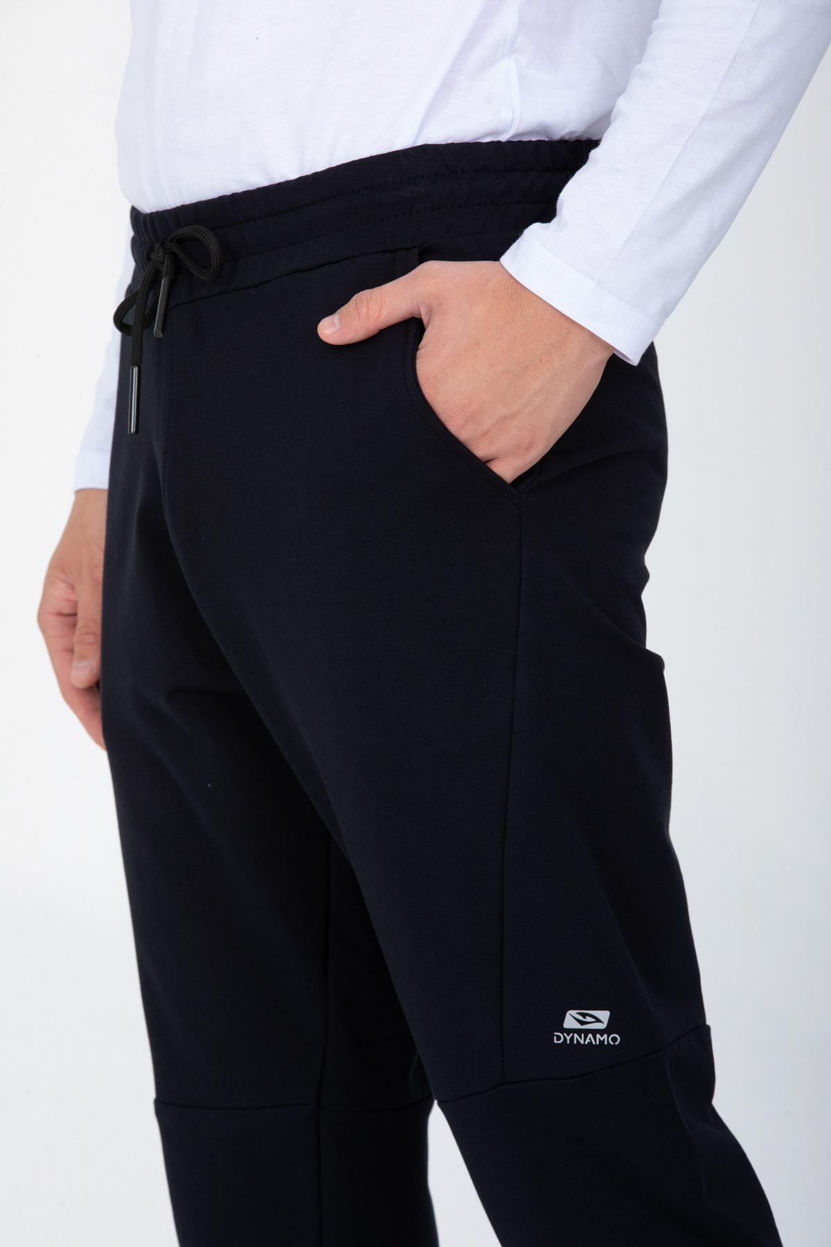 DYNAMO-Pantaloni de sport pentru bărbați, din bumbac, din elastan, cu elastic în talie și picior, AS-417 6