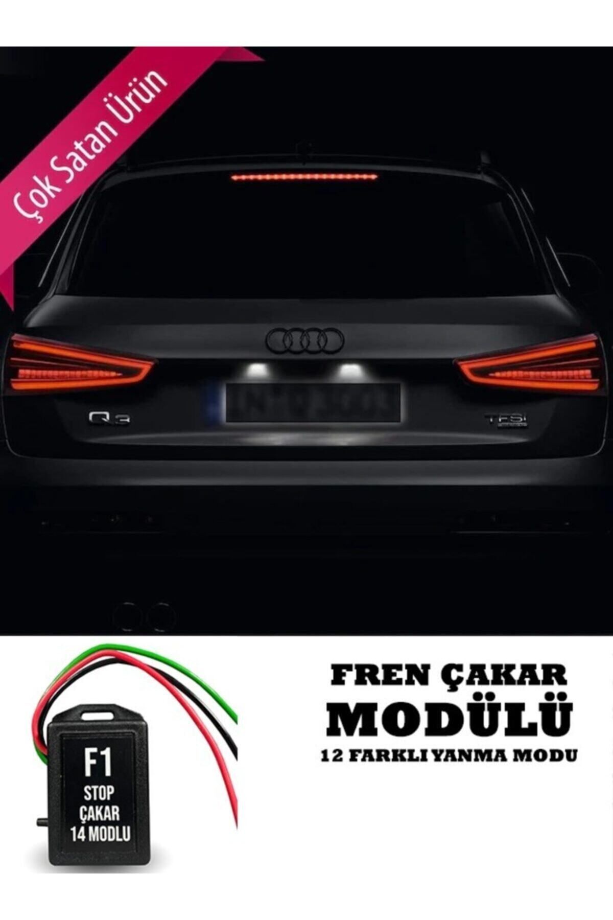 ERAKS CAR ACCESORIES 14 Modlu Canbuslu Stop Çakarı 3.stop Çaktırma F1 Çakar Modülü