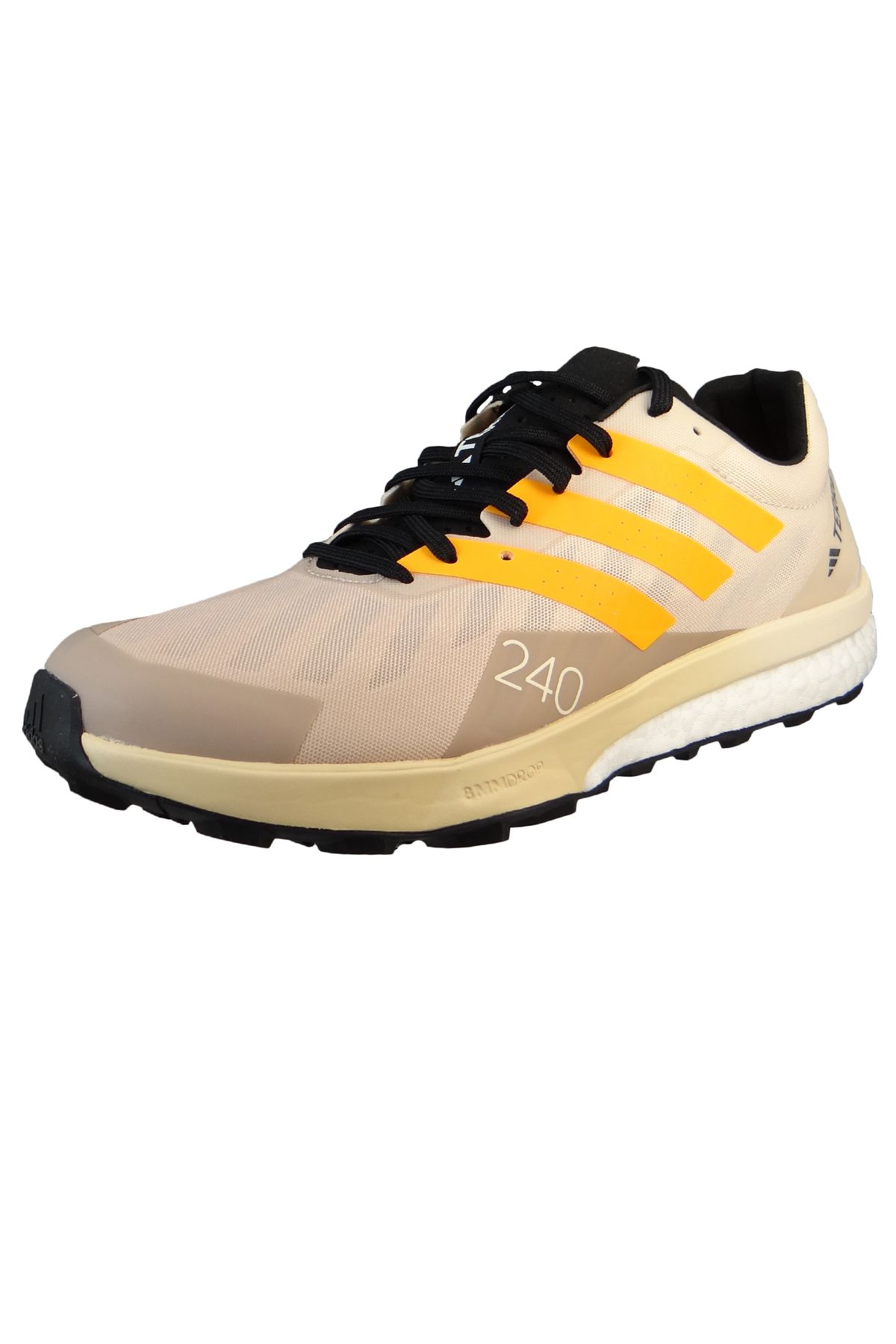 adidas-Herren Halbschuhe Terrex Speed Ultra HR1122 Beige Wontau/Sogold/Sanstr Textil/Synthetik mit Contin 2