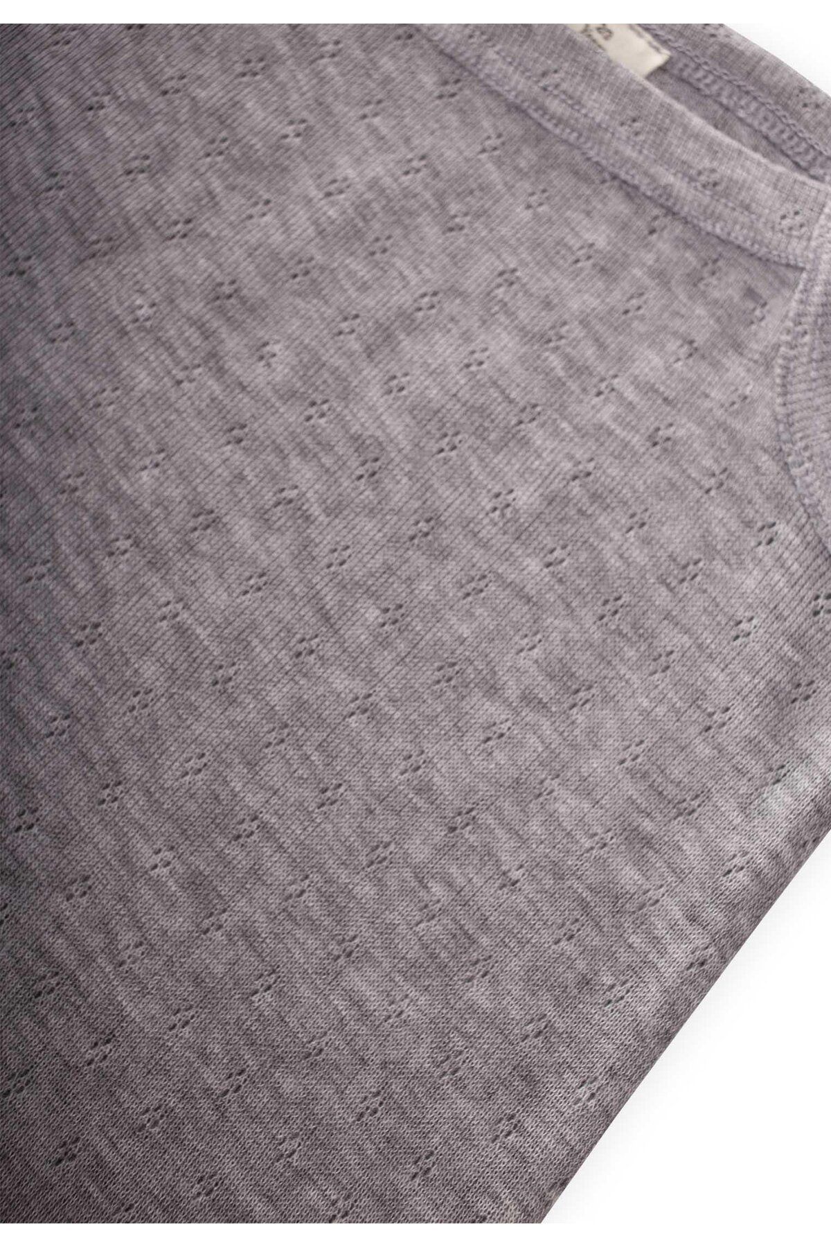 Cigit-Tricou cu trei piese Grey Melange - 2-9 ani 3