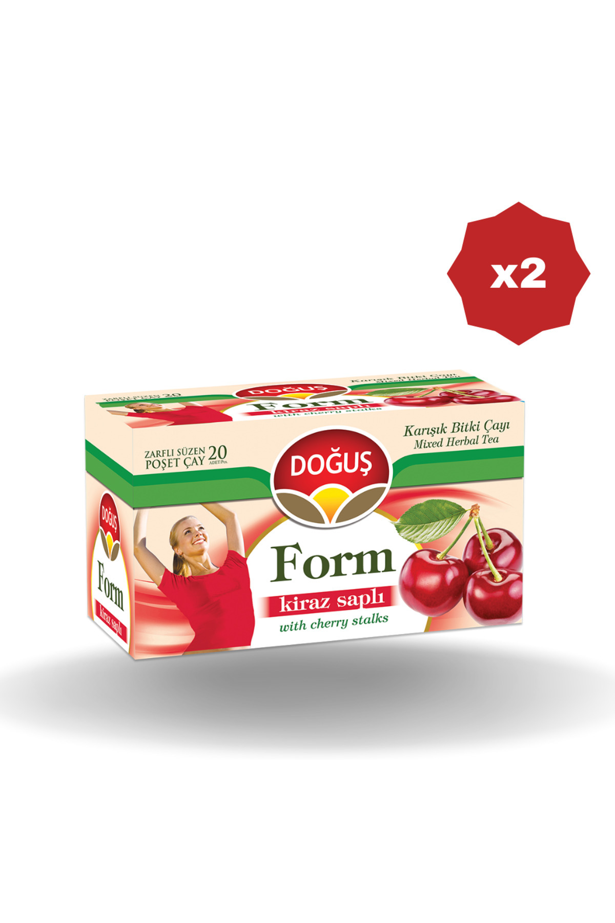 Doğuş-Birth Plant Form Cherry Handle 20 Pieces - (2 Pieces) 1