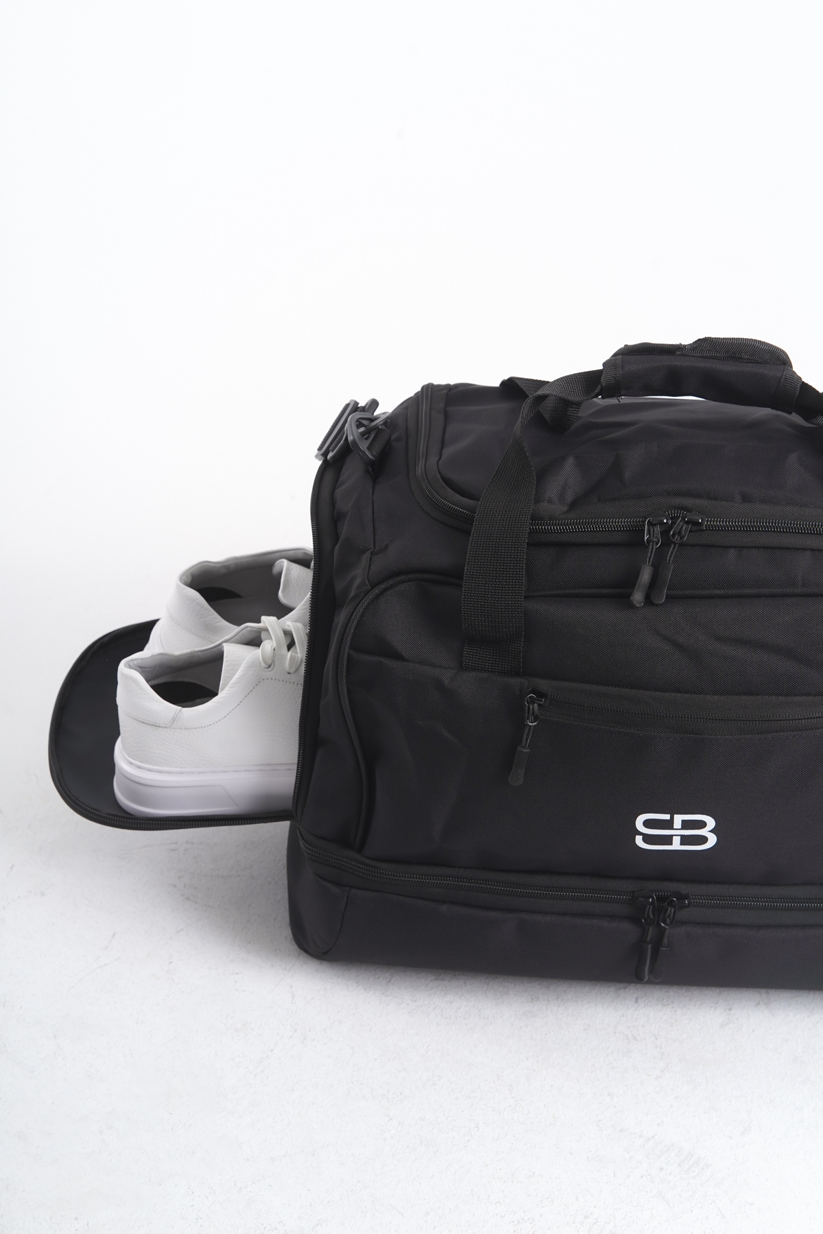 DELSOLERA  Ayakkabı Gözlü Orta Boy Unisex Kumaş Spor Günlük Fitness Ve Seyahat Çantası - Görsel 4