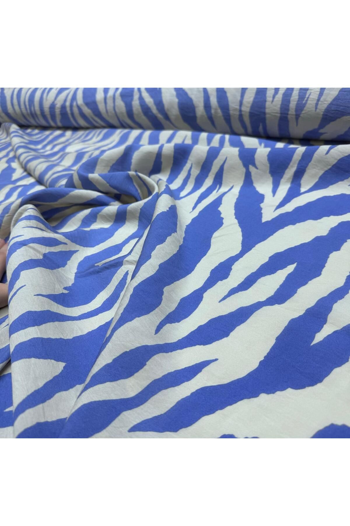 Yaren Ülker-Ayrobin (Aerobin) Modal Viscose Fabric Double En Zebra Pattern 3