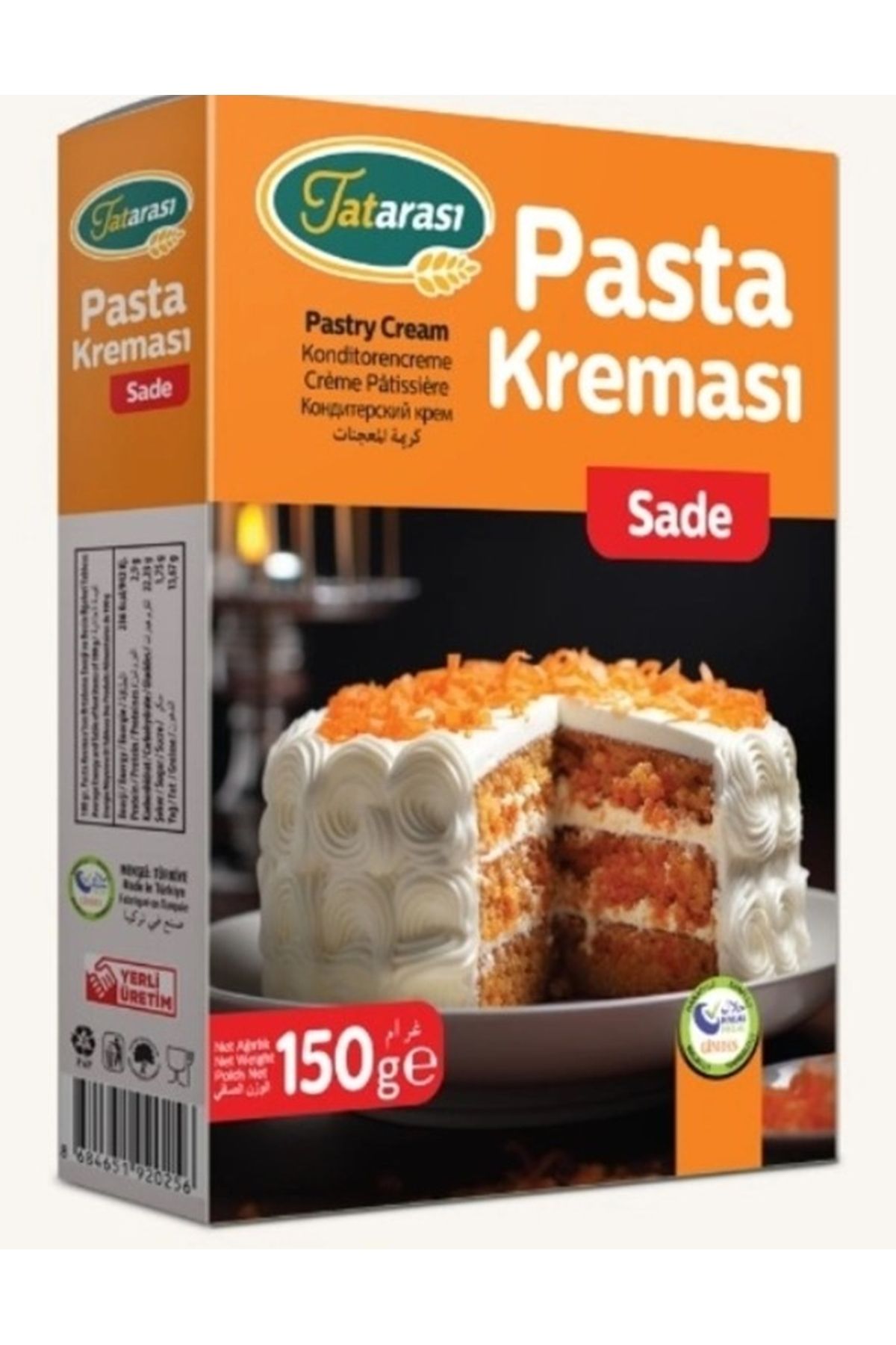 tatarası Sade Pasta Kreması 150 Gr*2 Adet Gimdes