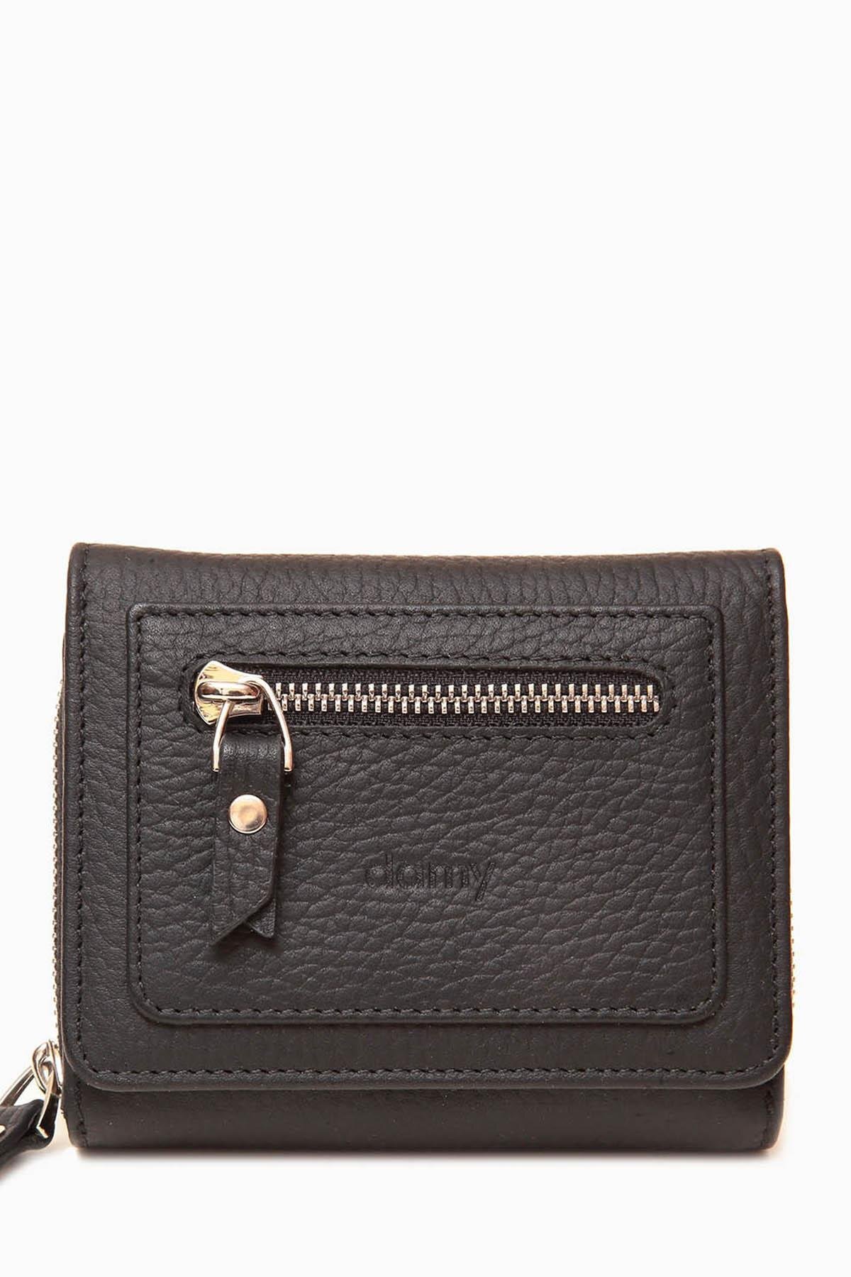 Genuine Leather RFID Protected Women Wallet 932-Black