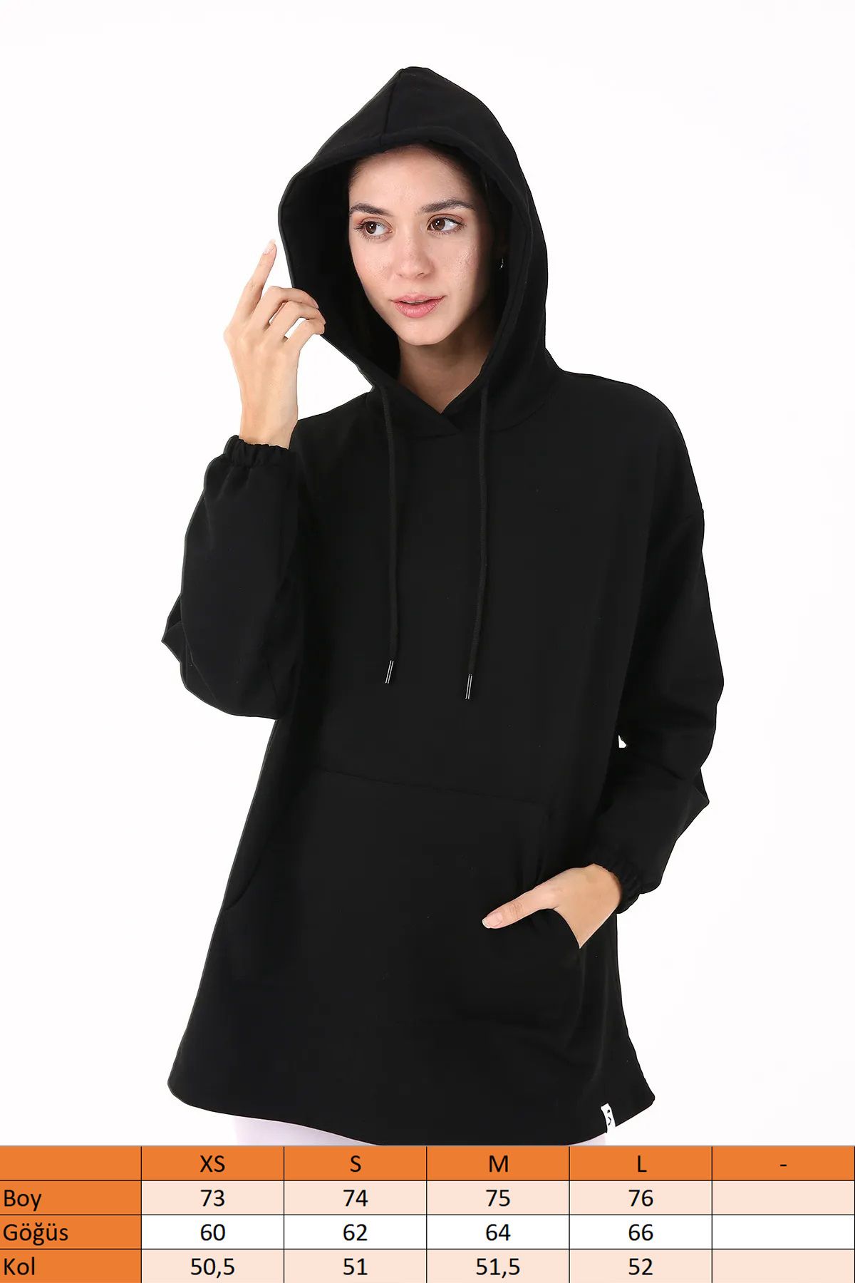 Scorp-Empress Black Women's Hooded Sweatshirt 5