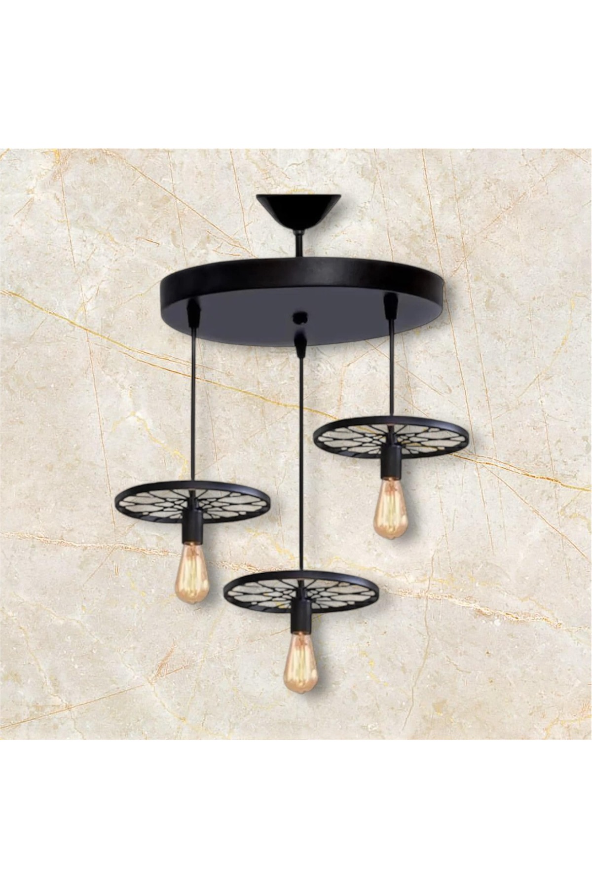 Class 3-Light Chandelier