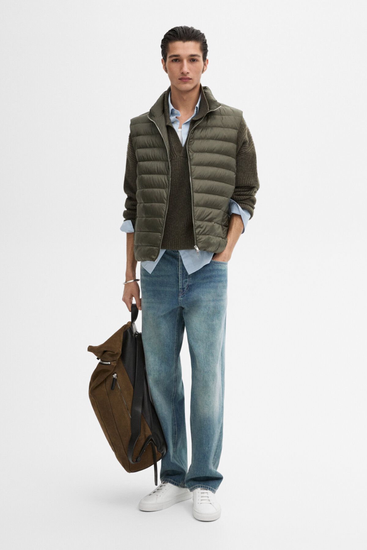 جلیقه بادی سبک تاشو Massimo Dutti