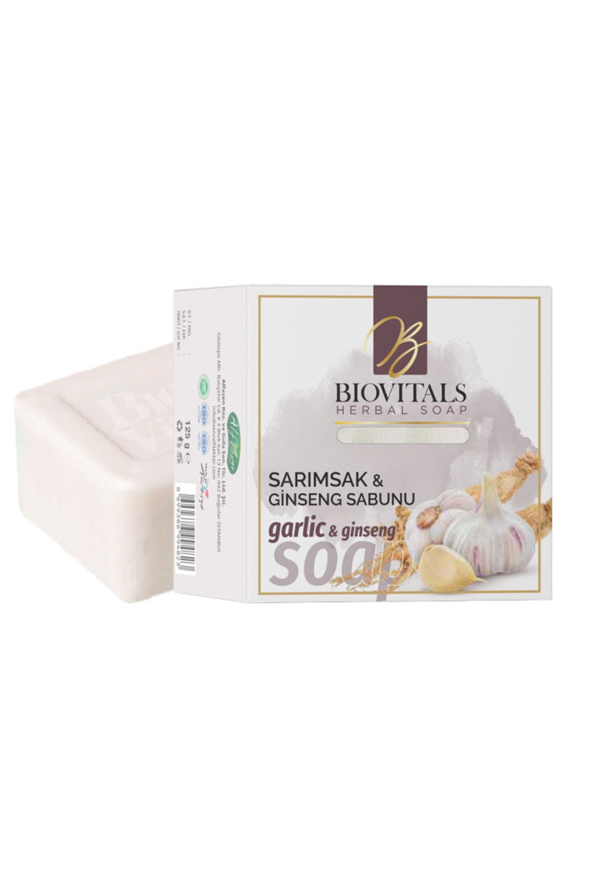 Bio Vitals-Garlic-Ginseng Soap 125 Gr 1