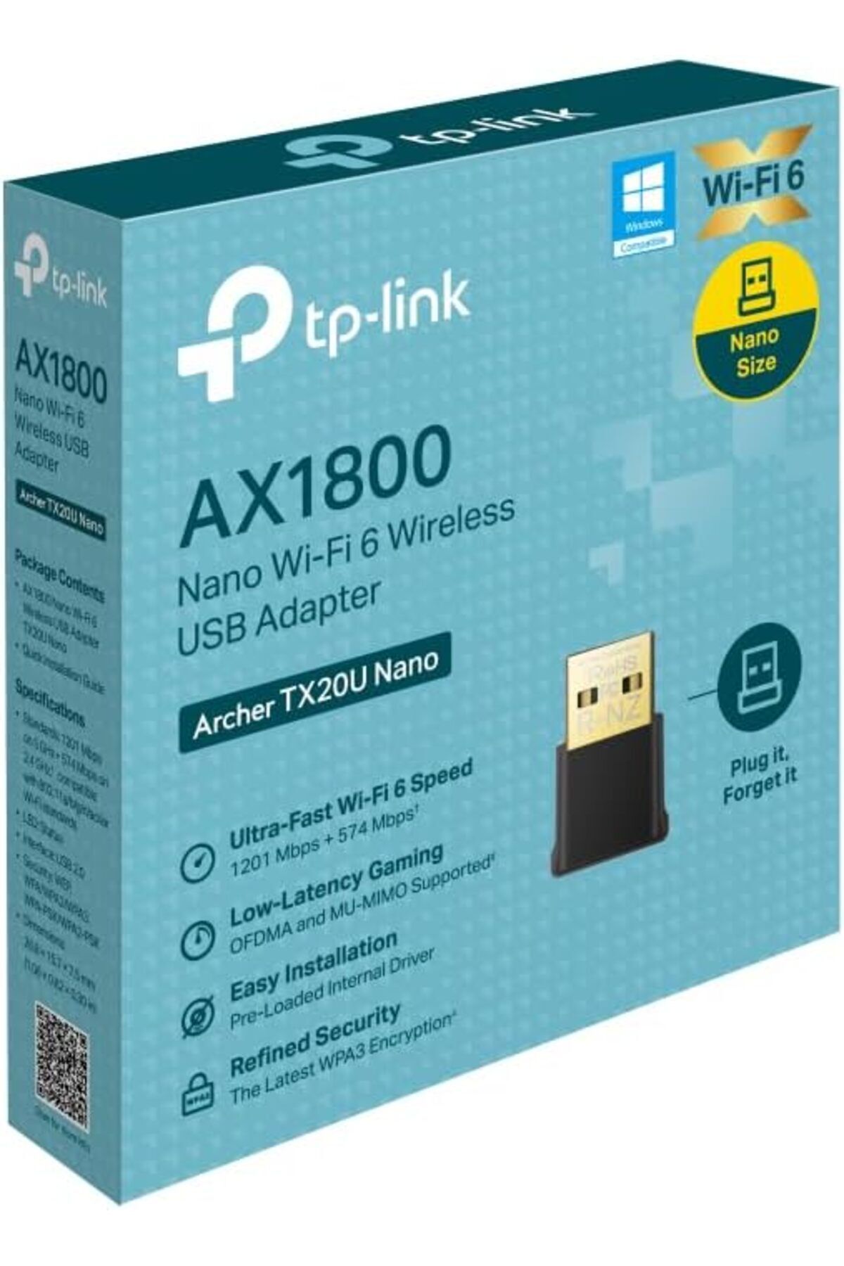 TP-LINK-جهاز Archer TX20U Nano WLAN Stick للكمبيوتر الشخصي 5