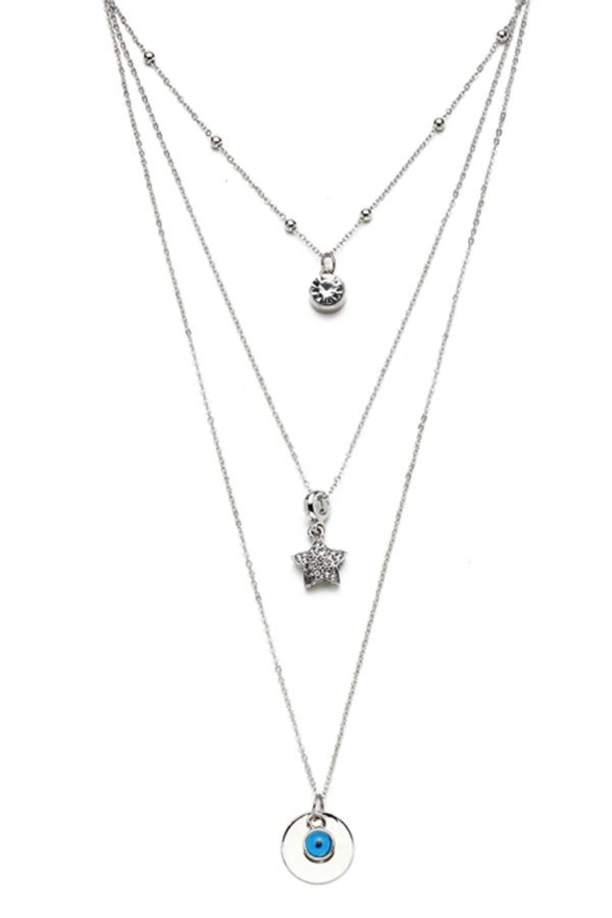 Modex-Star figured triple necklace 2