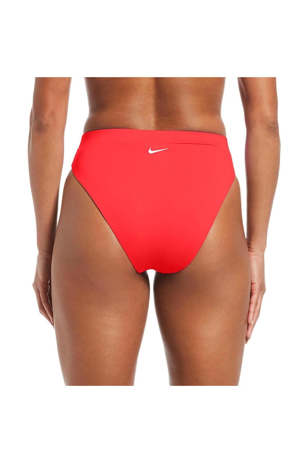 Nike-Ψηλόμεσο ροζ Nike Essential γυναικείο μαγιό 2