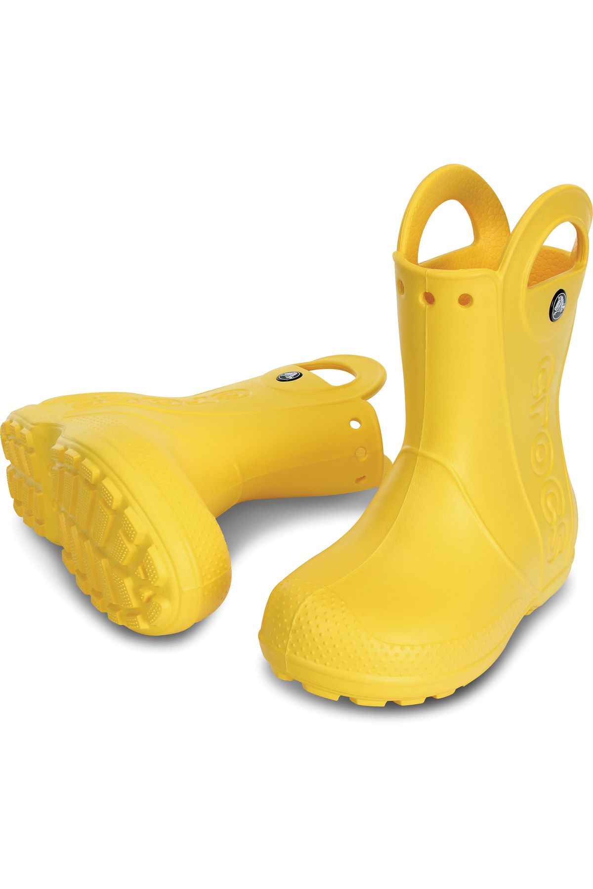 Crocs-Čižmy Crocs Handle It Rain, žlté, detské 4