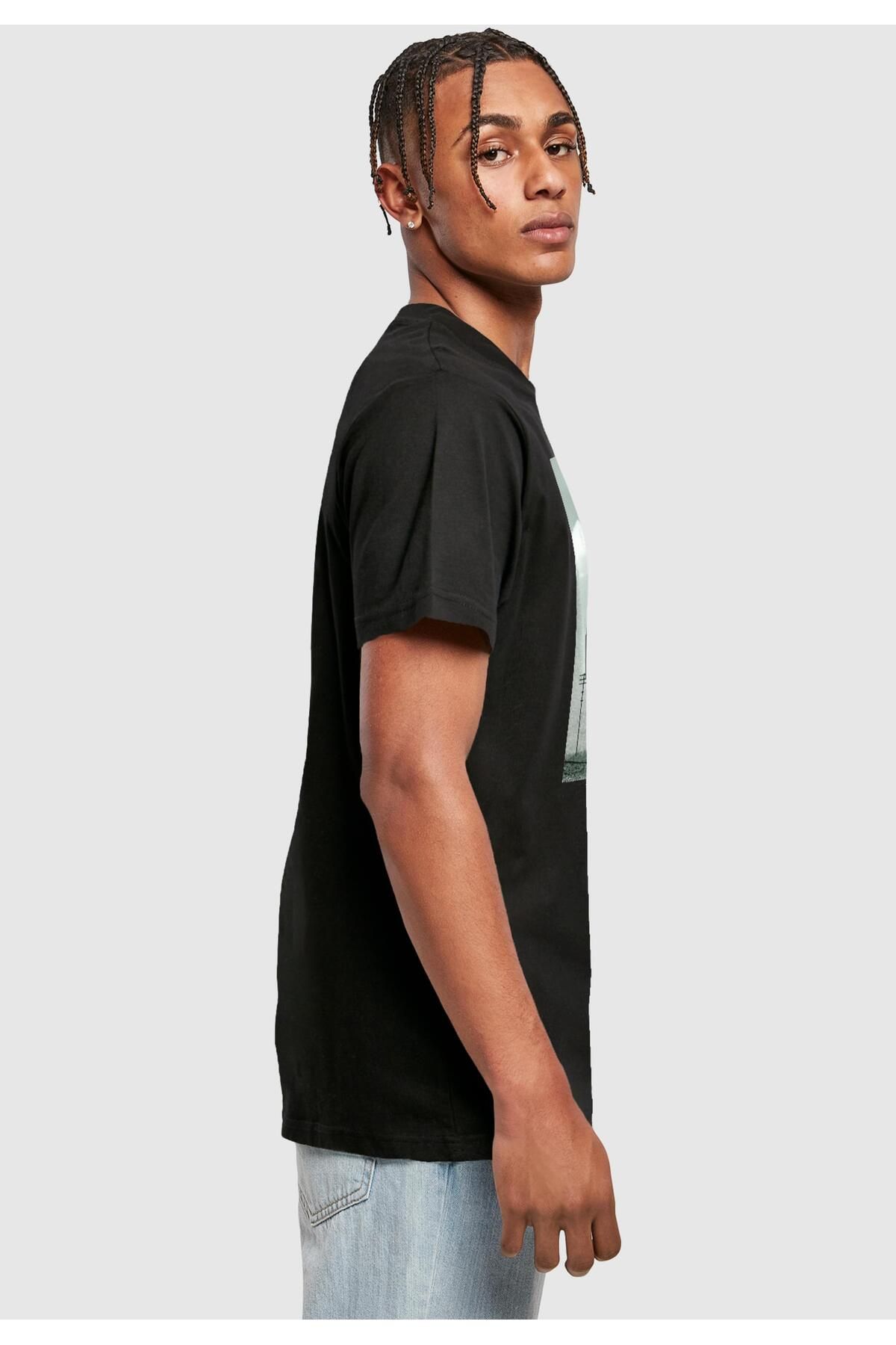 Merchcode-Johnny Cash – T-Shirt mit Aufdruck „Walk the Line“ 6