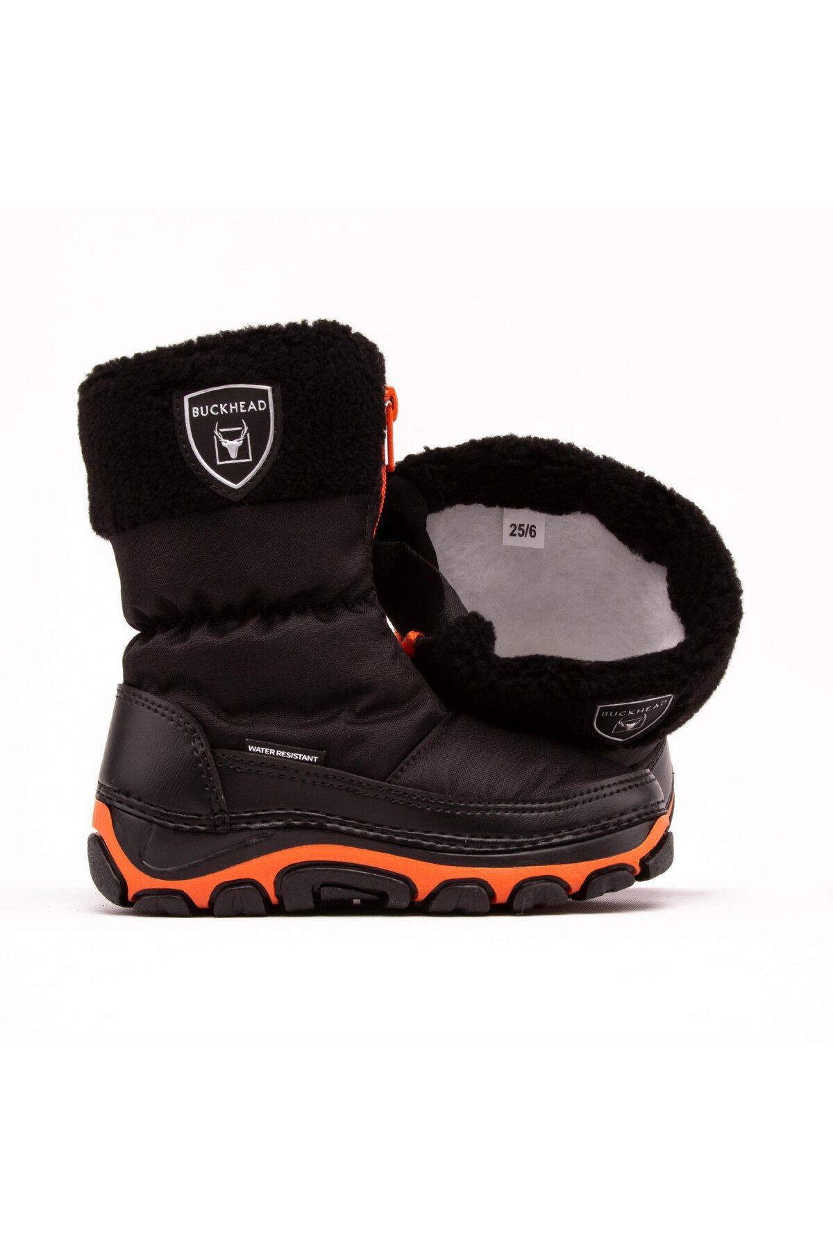 BUCKHEAD Buck1070-black - Orange Peaky Tw Kışlık Bot görsel 4
