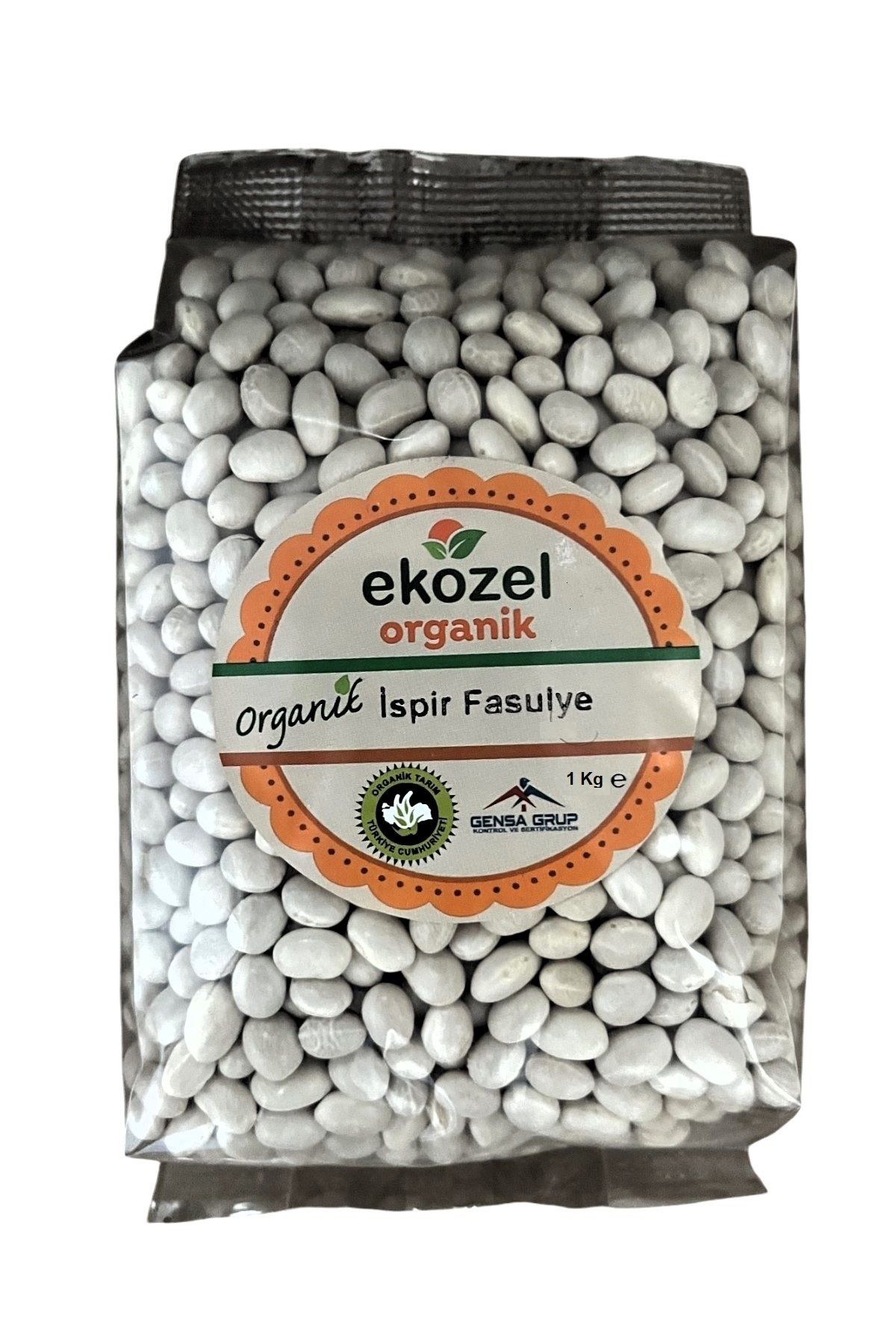 Ekozel Organik İspir Fasulyesi - 1 Kg