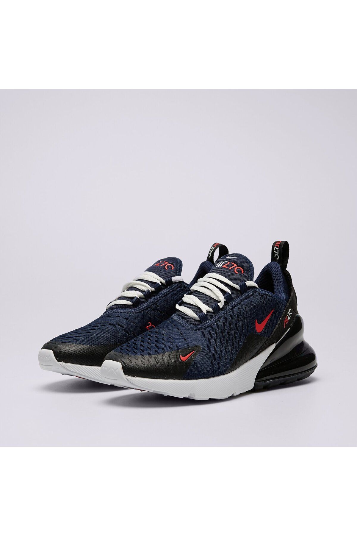 Nike-Air 270 Midnight Navy - Picante Red Sneaker 3