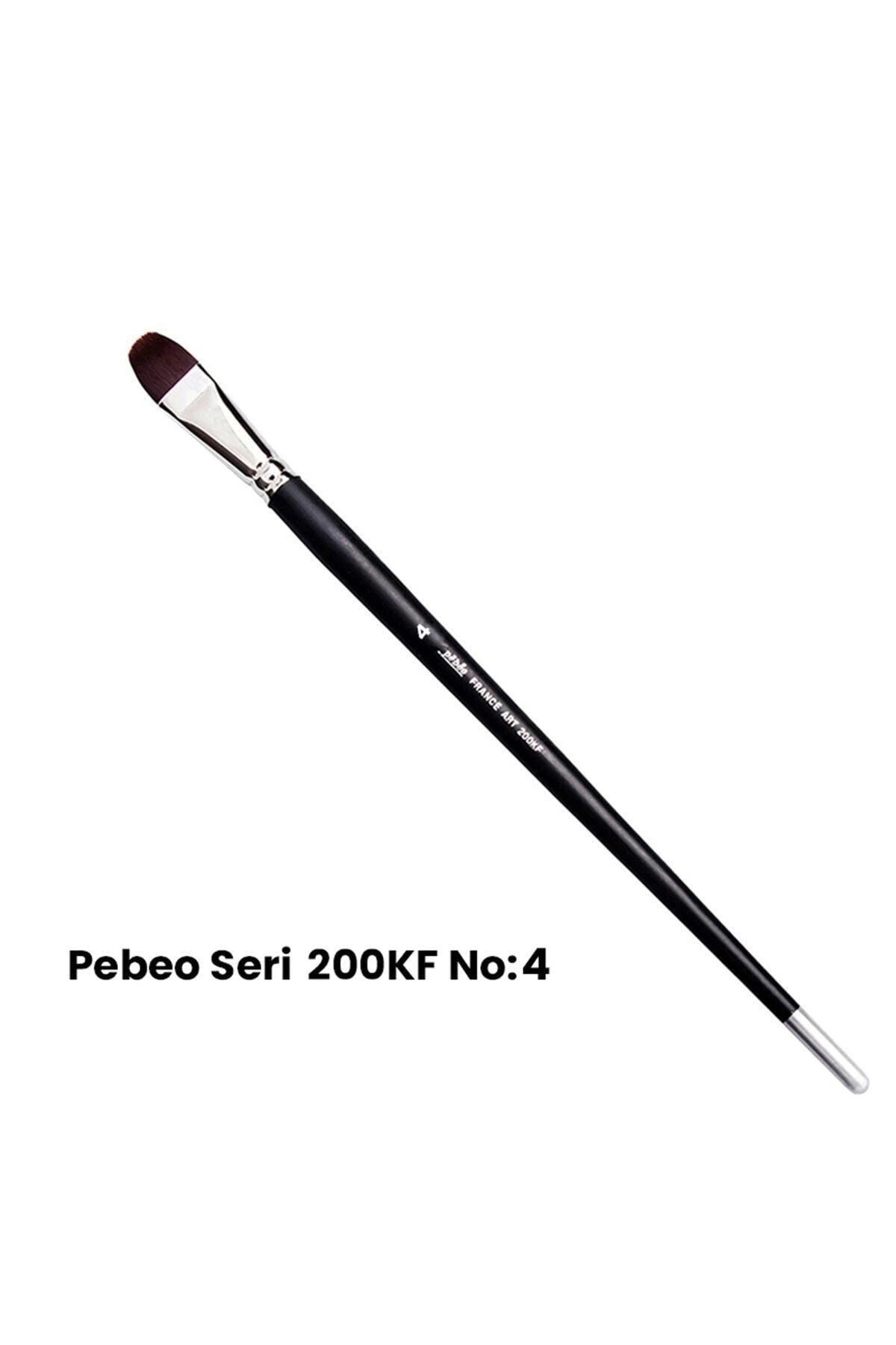 Pebeo-200Kf Series Long Handle Cat Tongue Brush No: 4 1