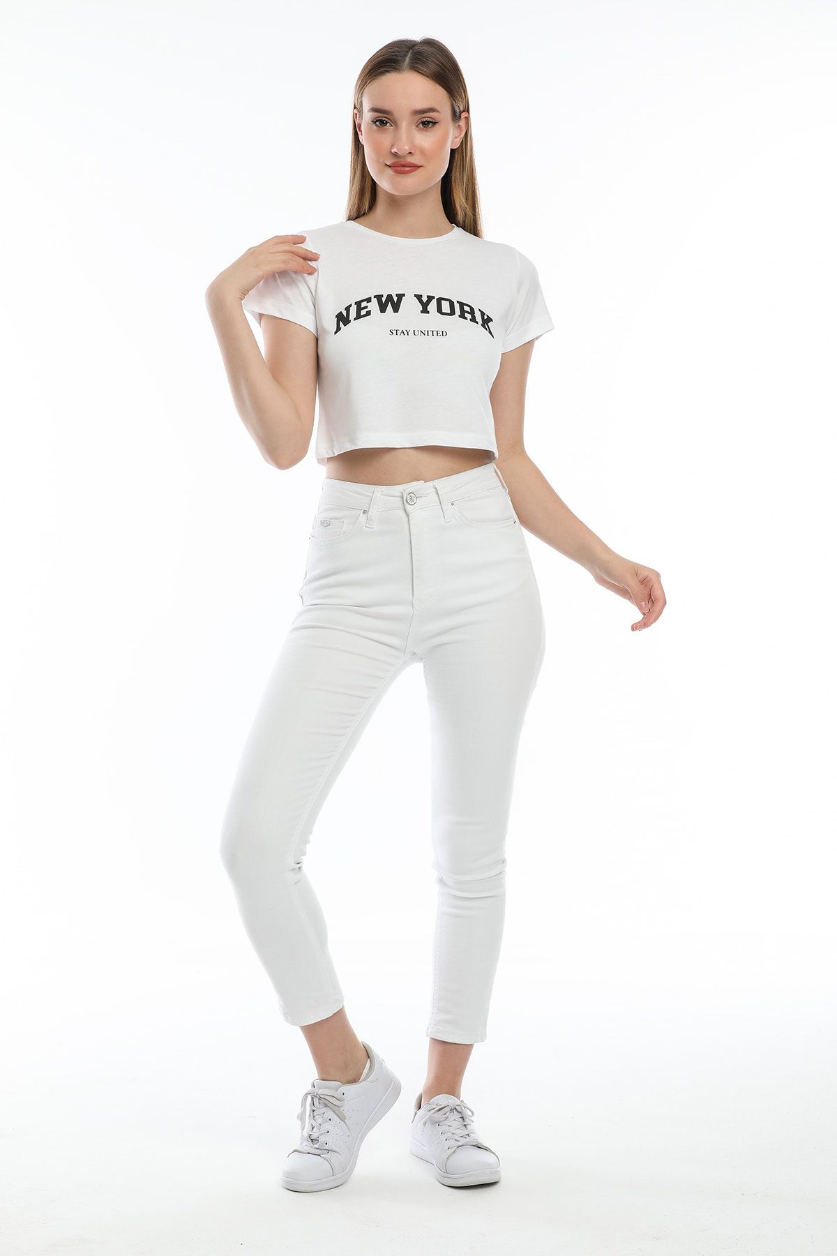 Superlife-Γυναικείο T-Shirt New York Printed Spr21y15 3