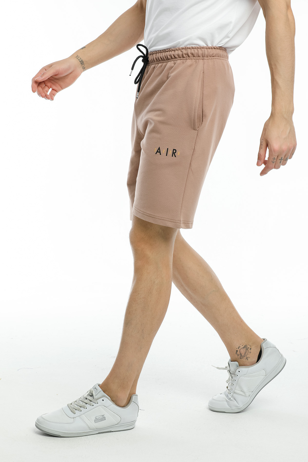 Superlife-Pantaloni scurți cu imprimeu cu aer pentru bărbați Superlife Slim Fit Spr21y52 4