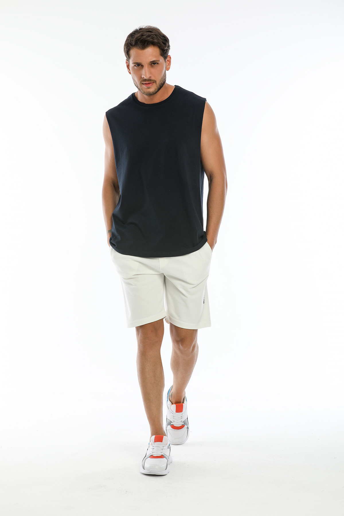 Superlife Men's Crew Neck Standard &Regular Mold T-Shirt SPR21Y03