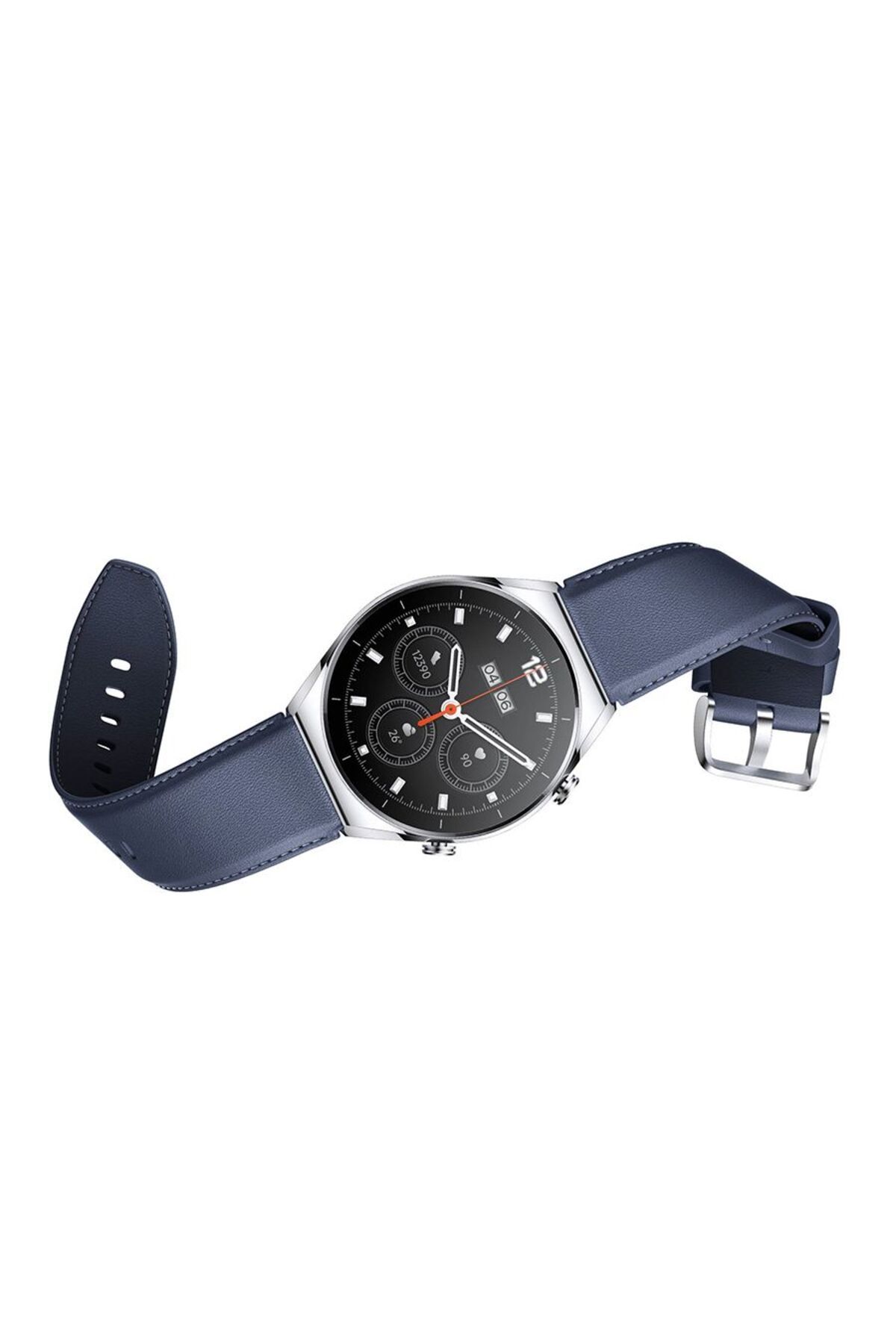 Xiaomi-Watch Leather Strap Compatible With Watch S1 - Blue 5