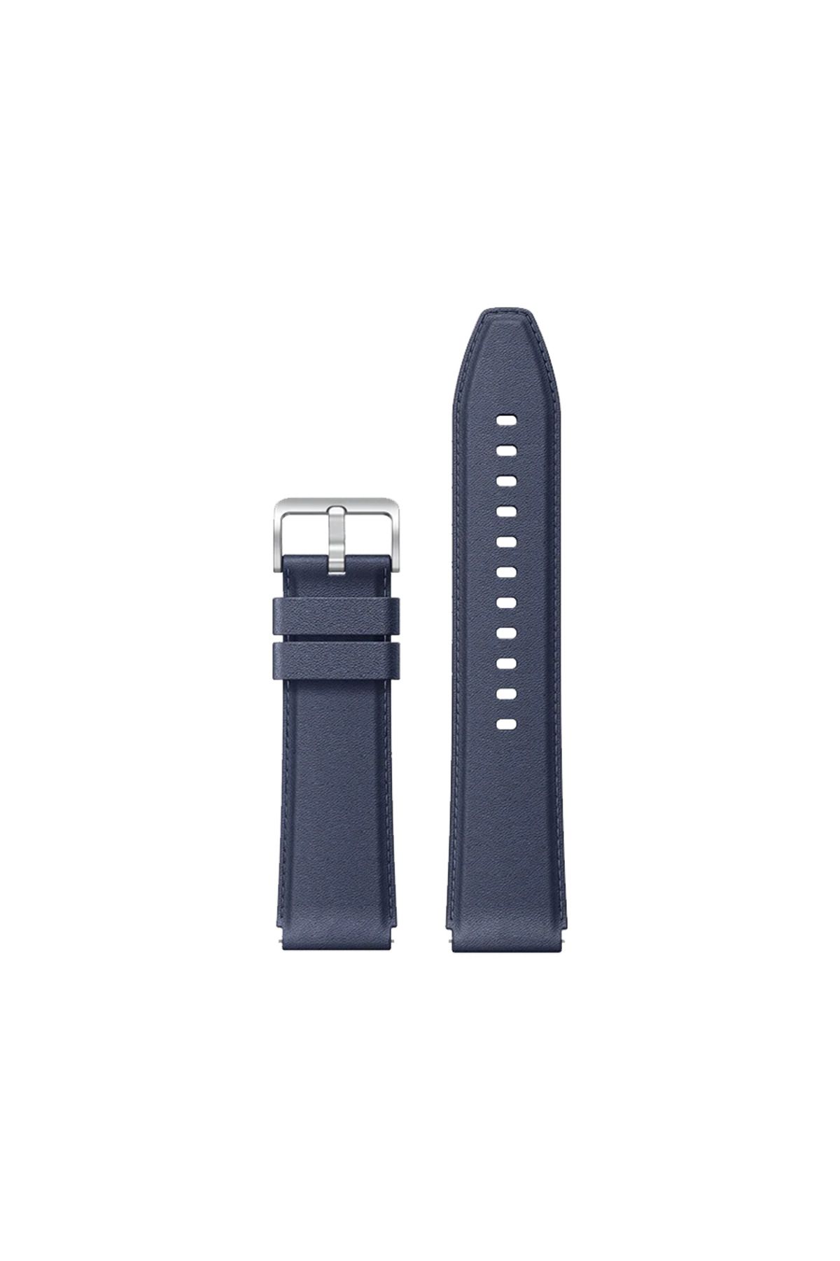 Xiaomi-Watch Leather Strap Compatible With Watch S1 - Blue 1